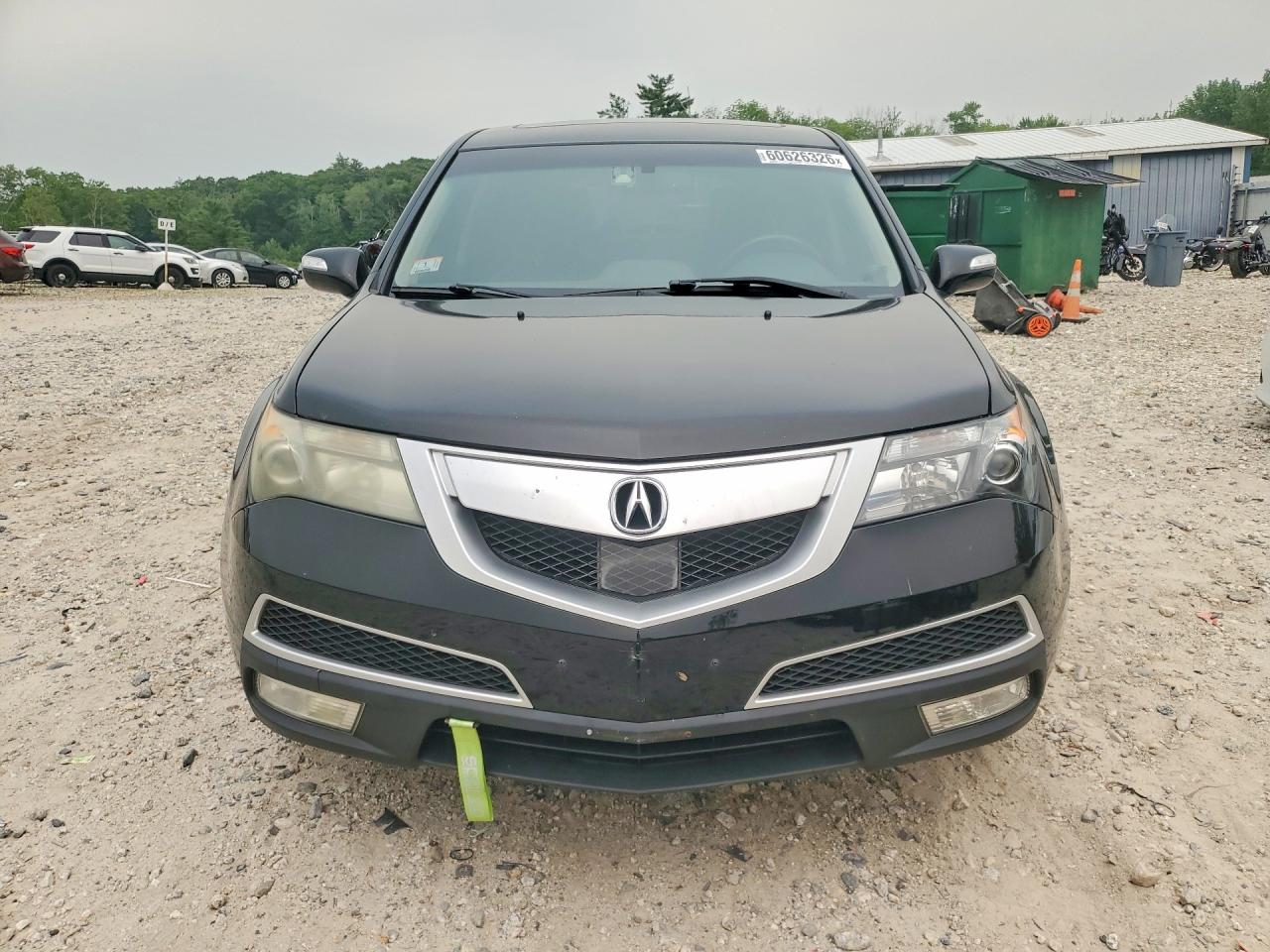 2011 Acura Mdx Advance Черный vin: 2HNYD2H57BH545866
