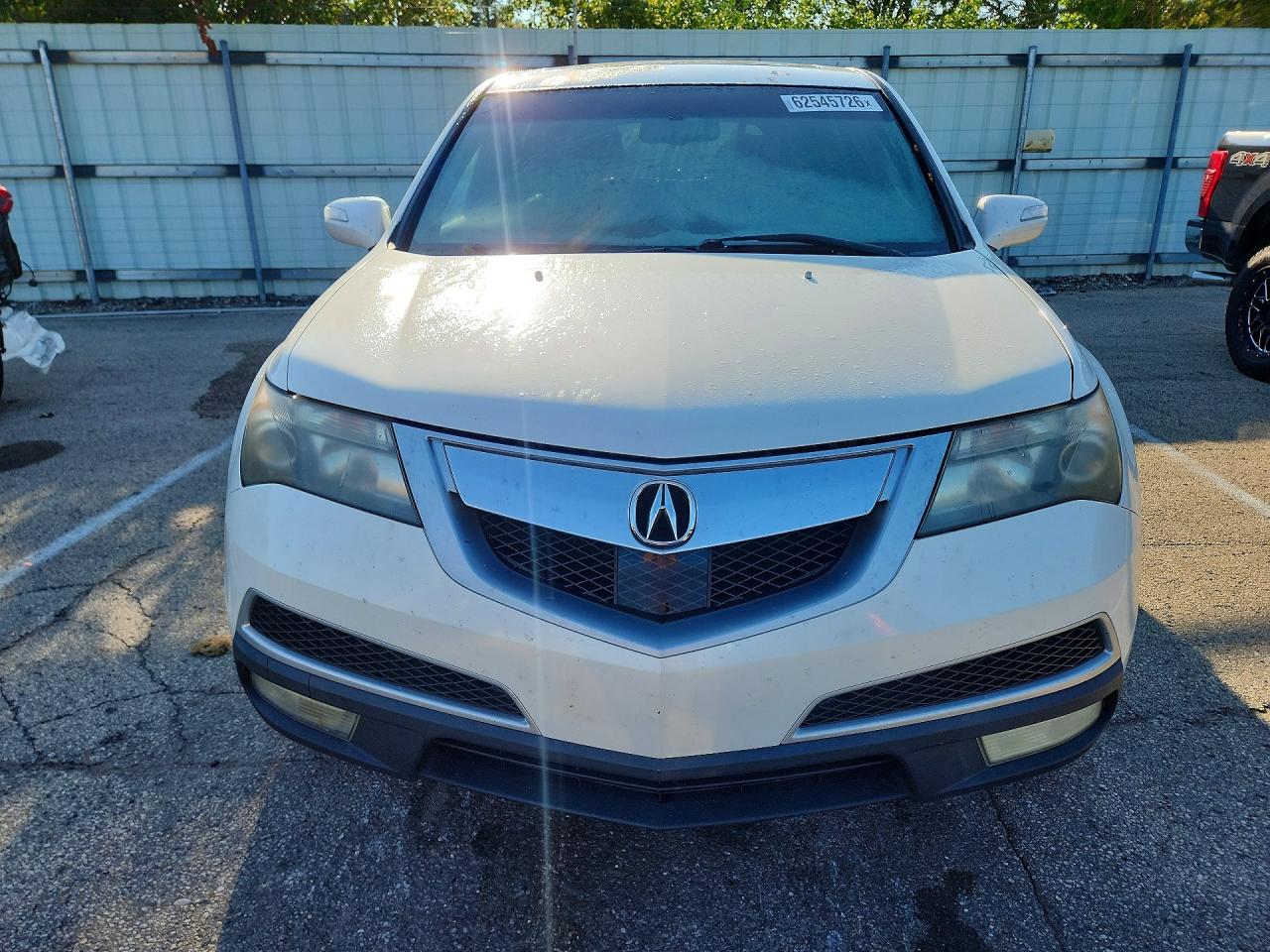 2010 Acura Mdx Advance White vin: 2HNYD2H58AH506802