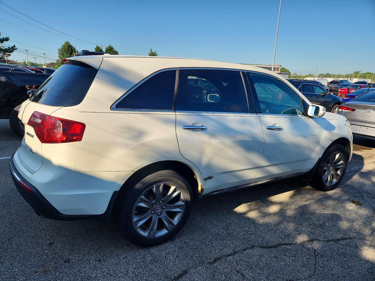 2010 Acura Mdx Advance White vin: 2HNYD2H58AH506802