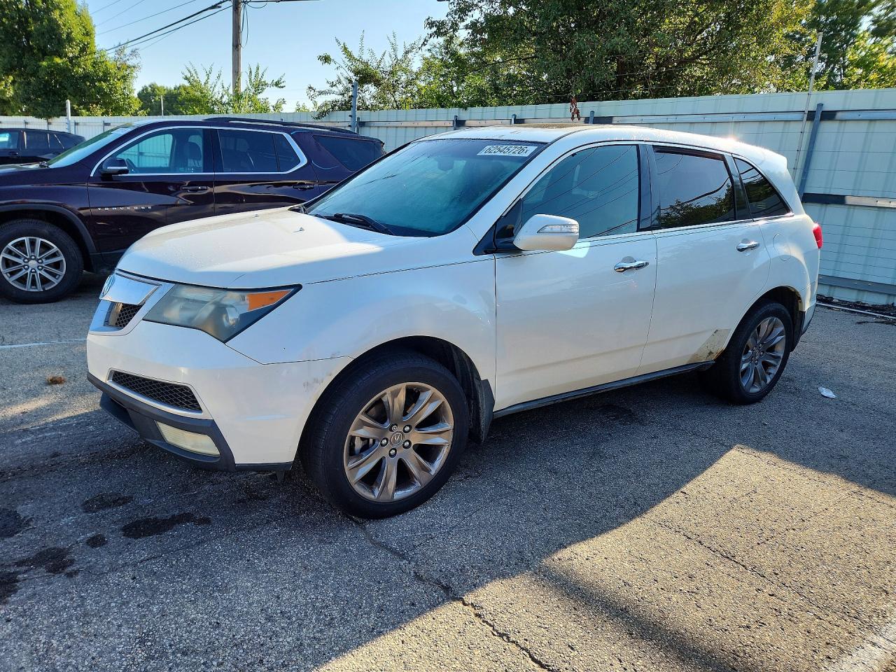 2010 Acura Mdx Advance White vin: 2HNYD2H58AH506802