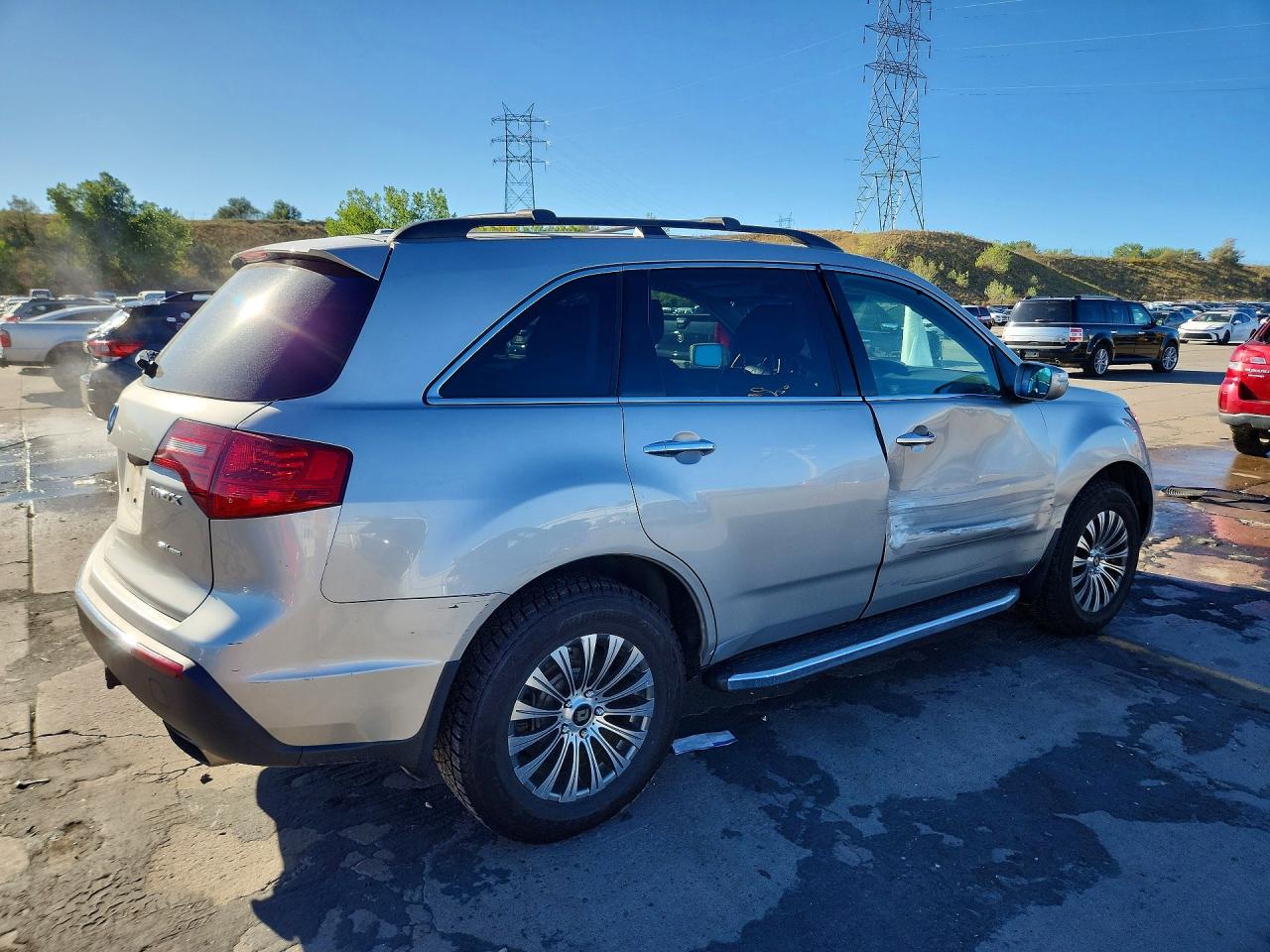 2011 Acura Mdx Advance Silver vin: 2HNYD2H58BH501522
