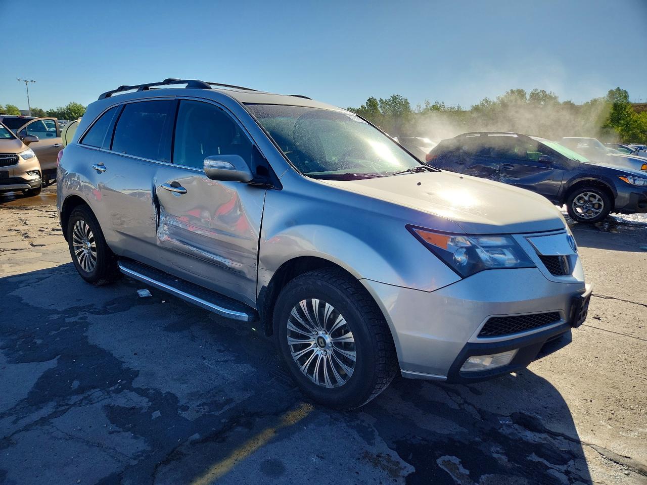 2011 Acura Mdx Advance Silver vin: 2HNYD2H58BH501522