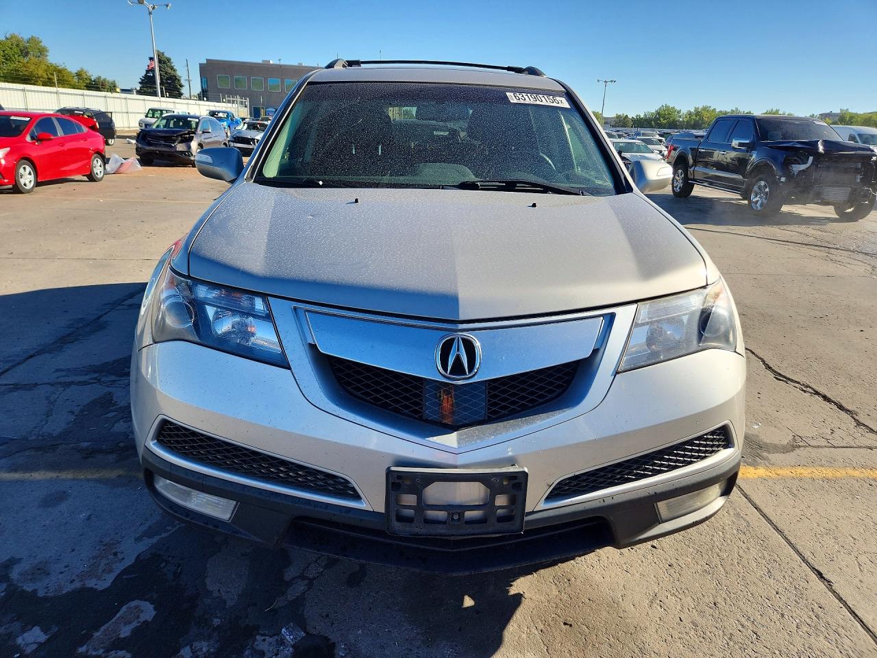 2011 Acura Mdx Advance Silver vin: 2HNYD2H58BH501522