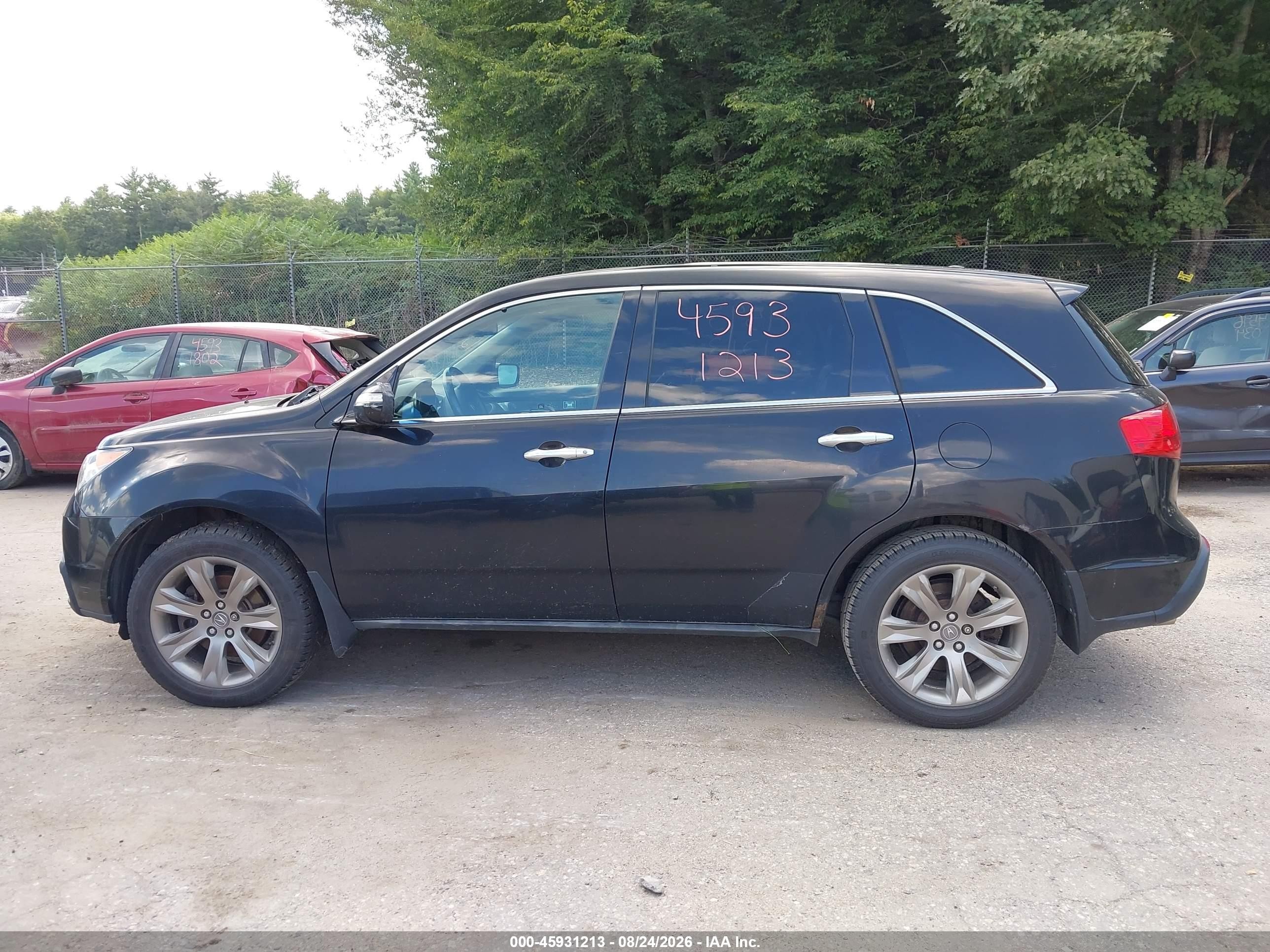 2010 Acura Mdx Advance Package Black vin: 2HNYD2H59AH520949