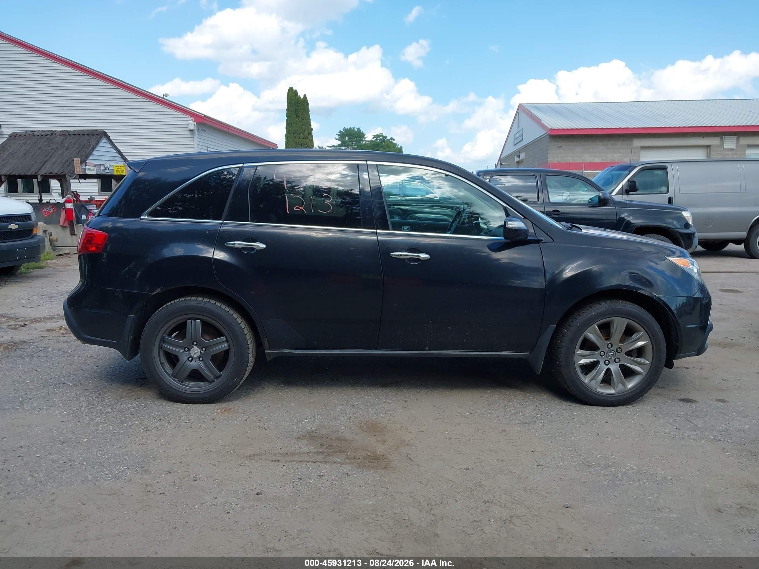 2010 Acura Mdx Advance Package Black vin: 2HNYD2H59AH520949