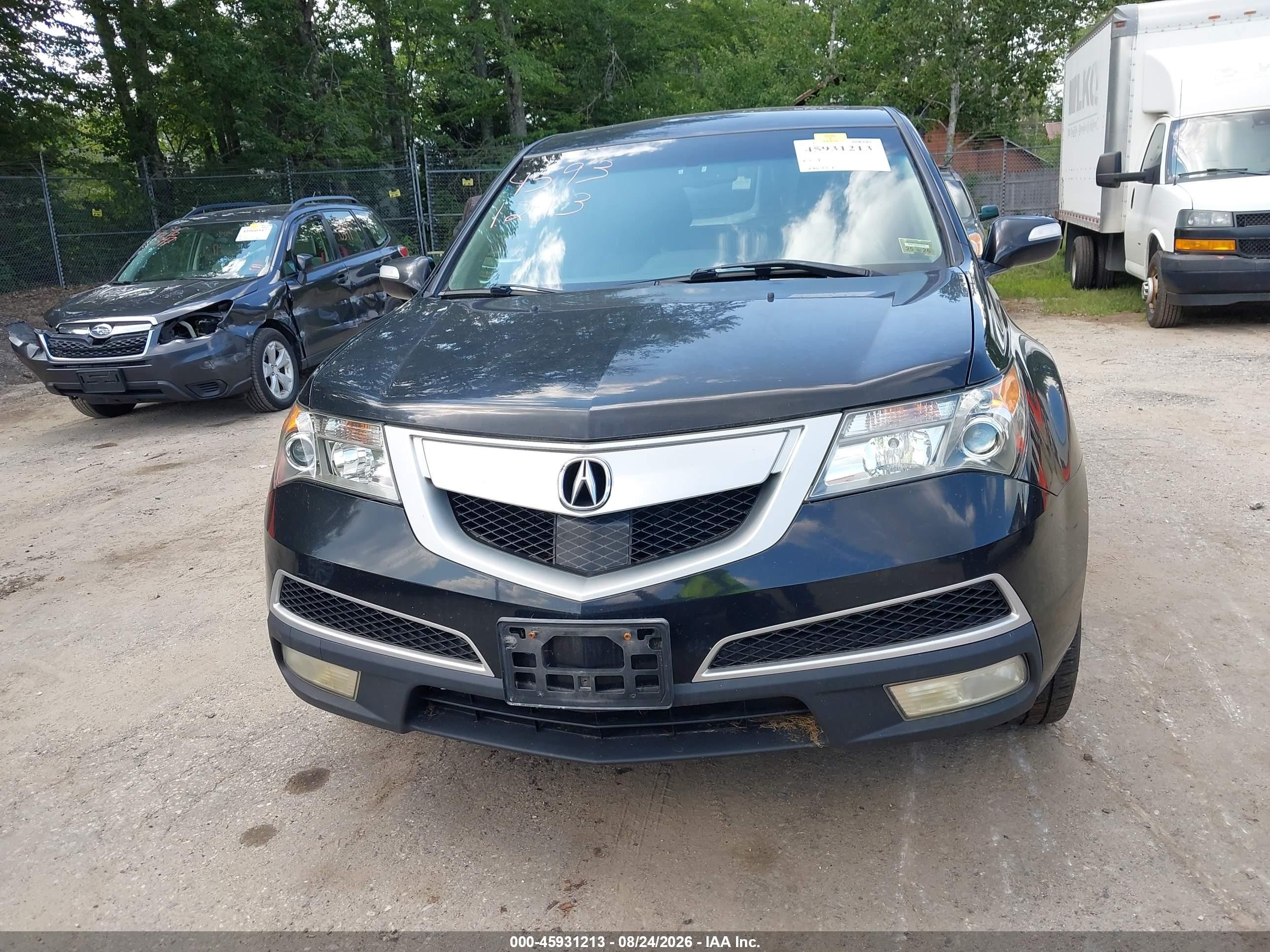 2010 Acura Mdx Advance Package Black vin: 2HNYD2H59AH520949