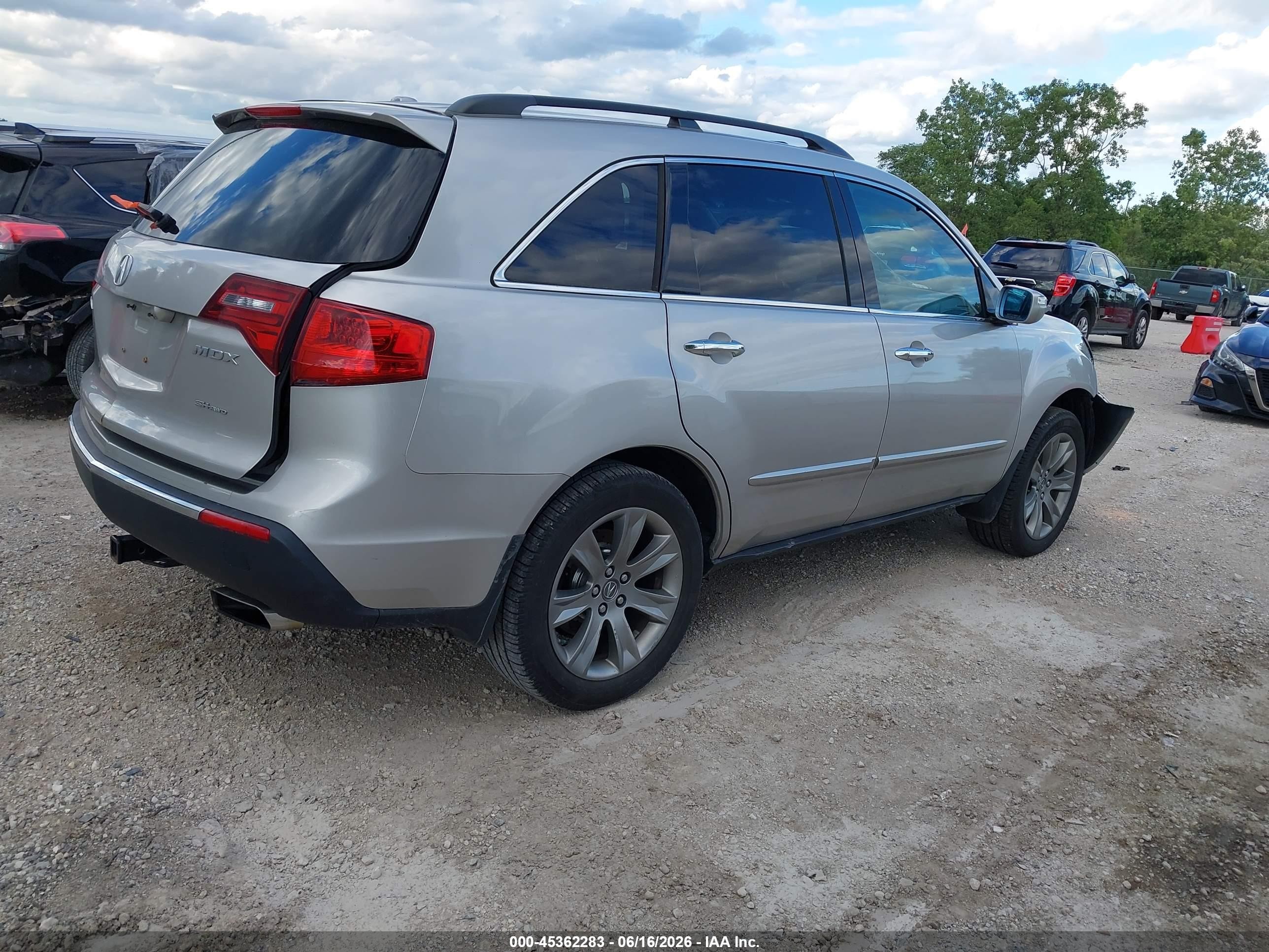 2011 Acura Mdx Advance Package Silver vin: 2HNYD2H59BH521343