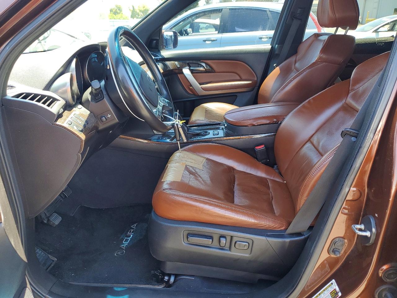 2010 Acura Mdx Advance Brown vin: 2HNYD2H5XAH528008