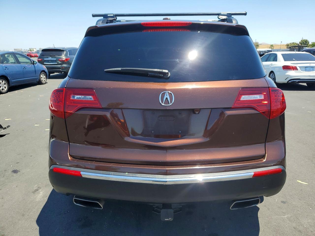 2010 Acura Mdx Advance Brown vin: 2HNYD2H5XAH528008