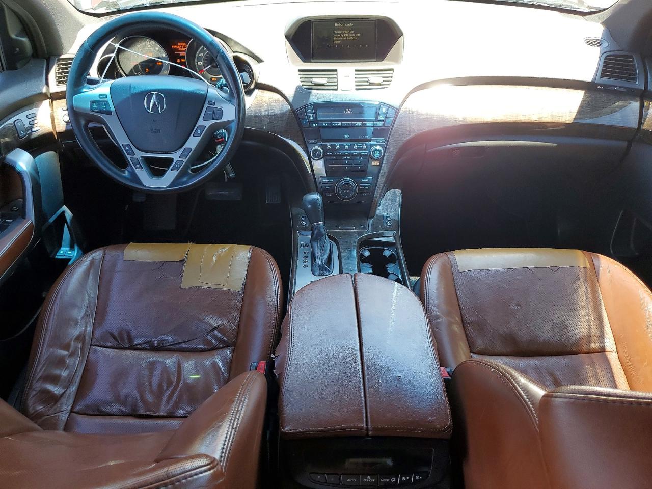 2010 Acura Mdx Advance Brown vin: 2HNYD2H5XAH528008