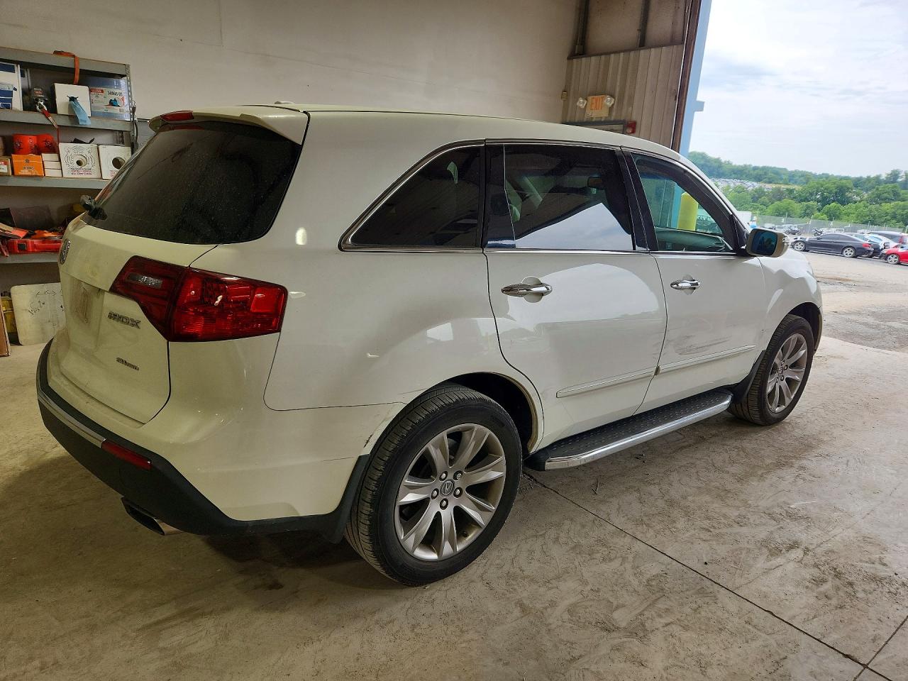 2011 Acura Mdx Advance White vin: 2HNYD2H5XBH529838