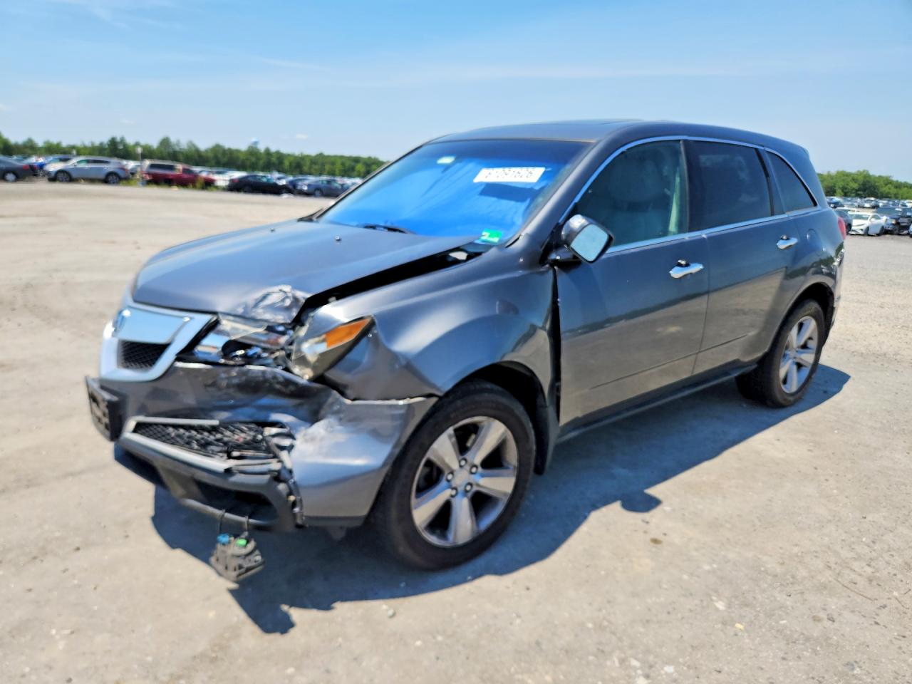 2010 Acura Mdx Technology Серебряный vin: 2HNYD2H60AH510075