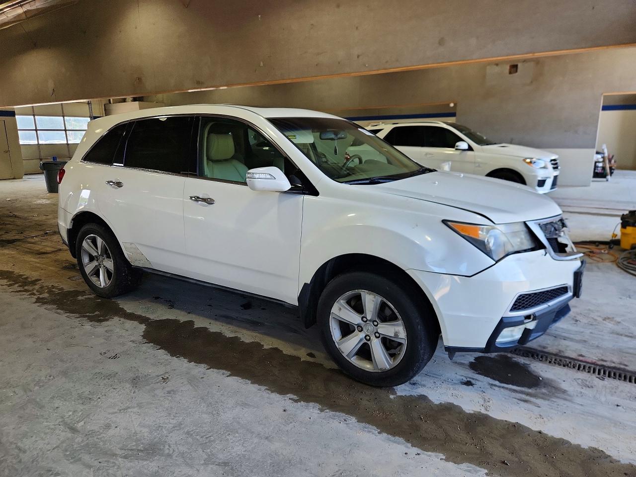 2010 Acura Mdx Technology White vin: 2HNYD2H60AH514014