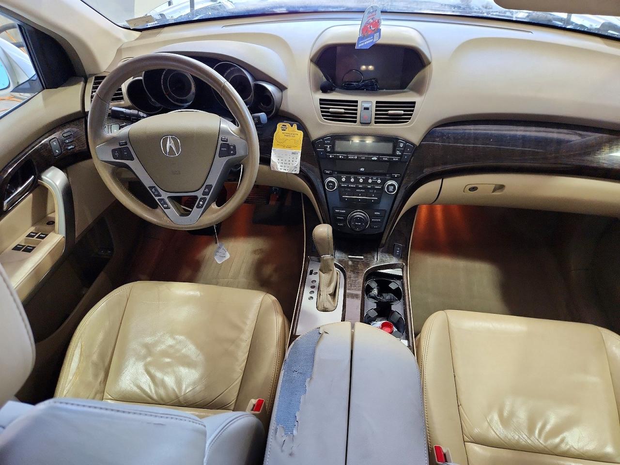 2010 Acura Mdx Technology White vin: 2HNYD2H60AH514014