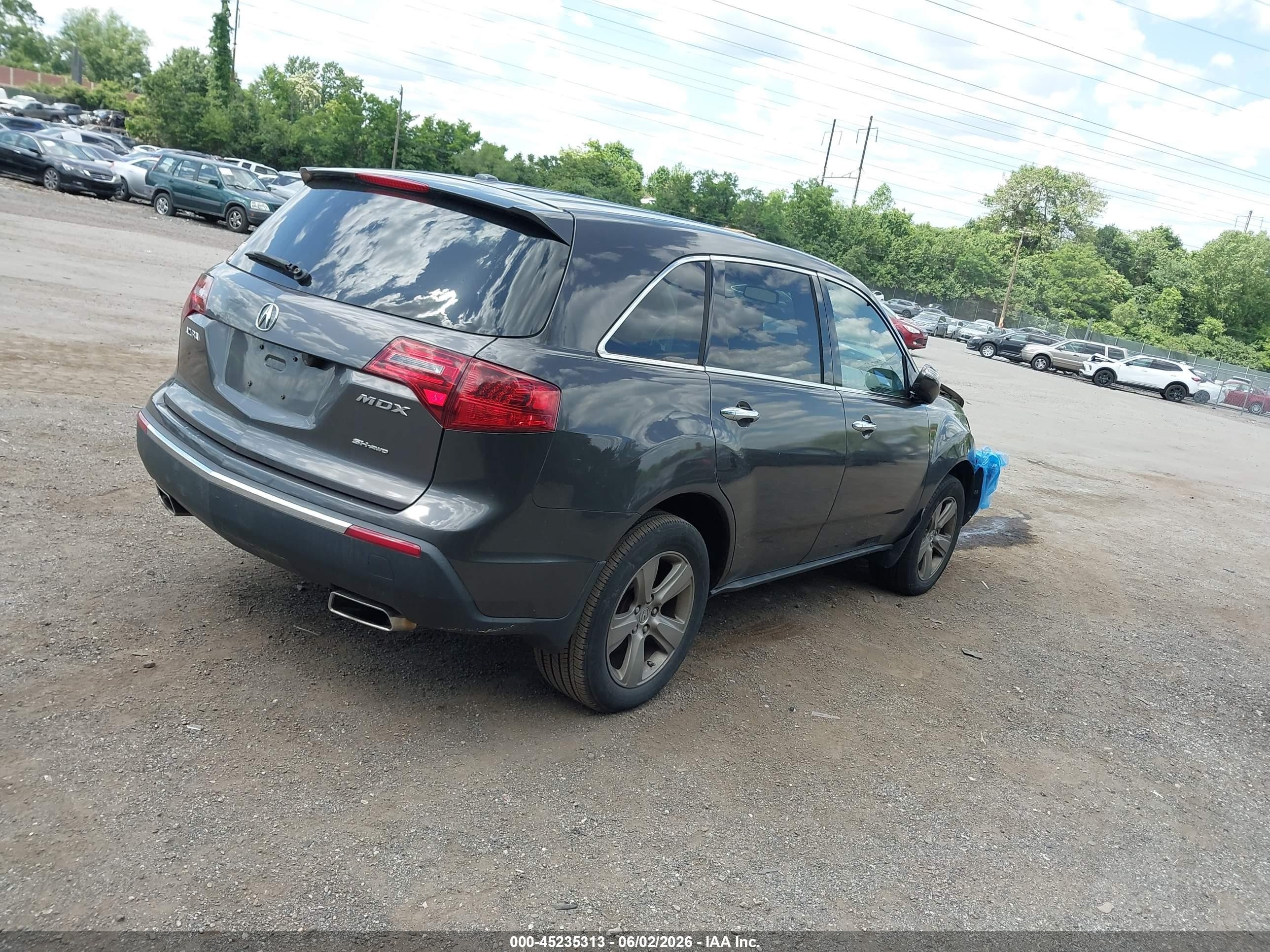 2010 Acura Mdx Technology Package Gray vin: 2HNYD2H60AH523327