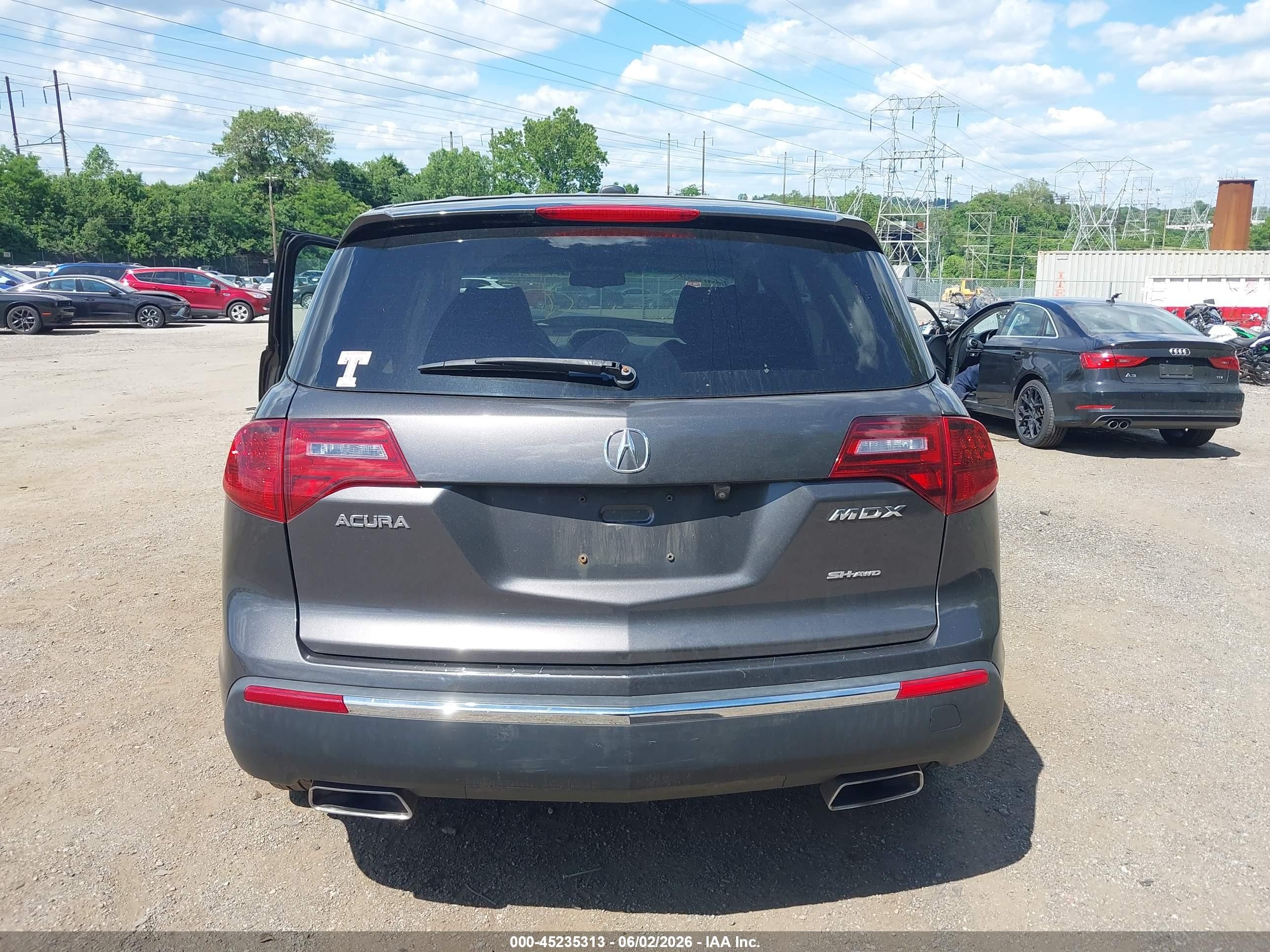 2010 Acura Mdx Technology Package Gray vin: 2HNYD2H60AH523327