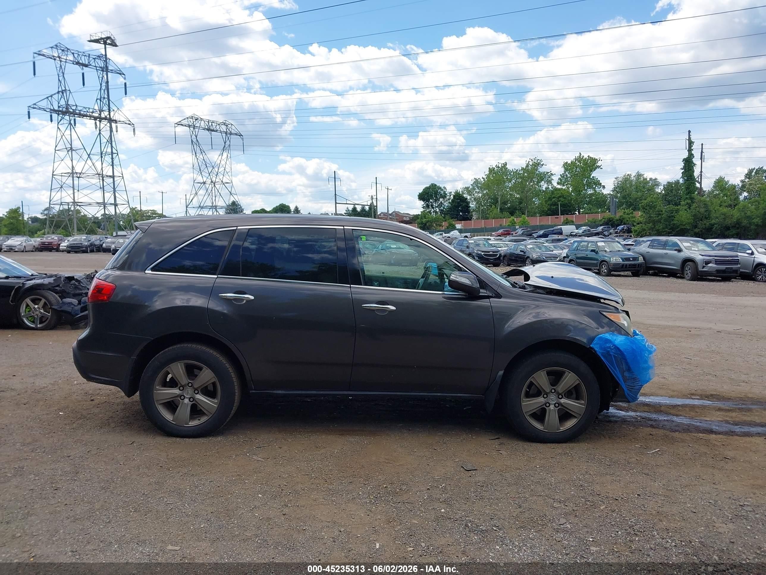 2010 Acura Mdx Technology Package Gray vin: 2HNYD2H60AH523327