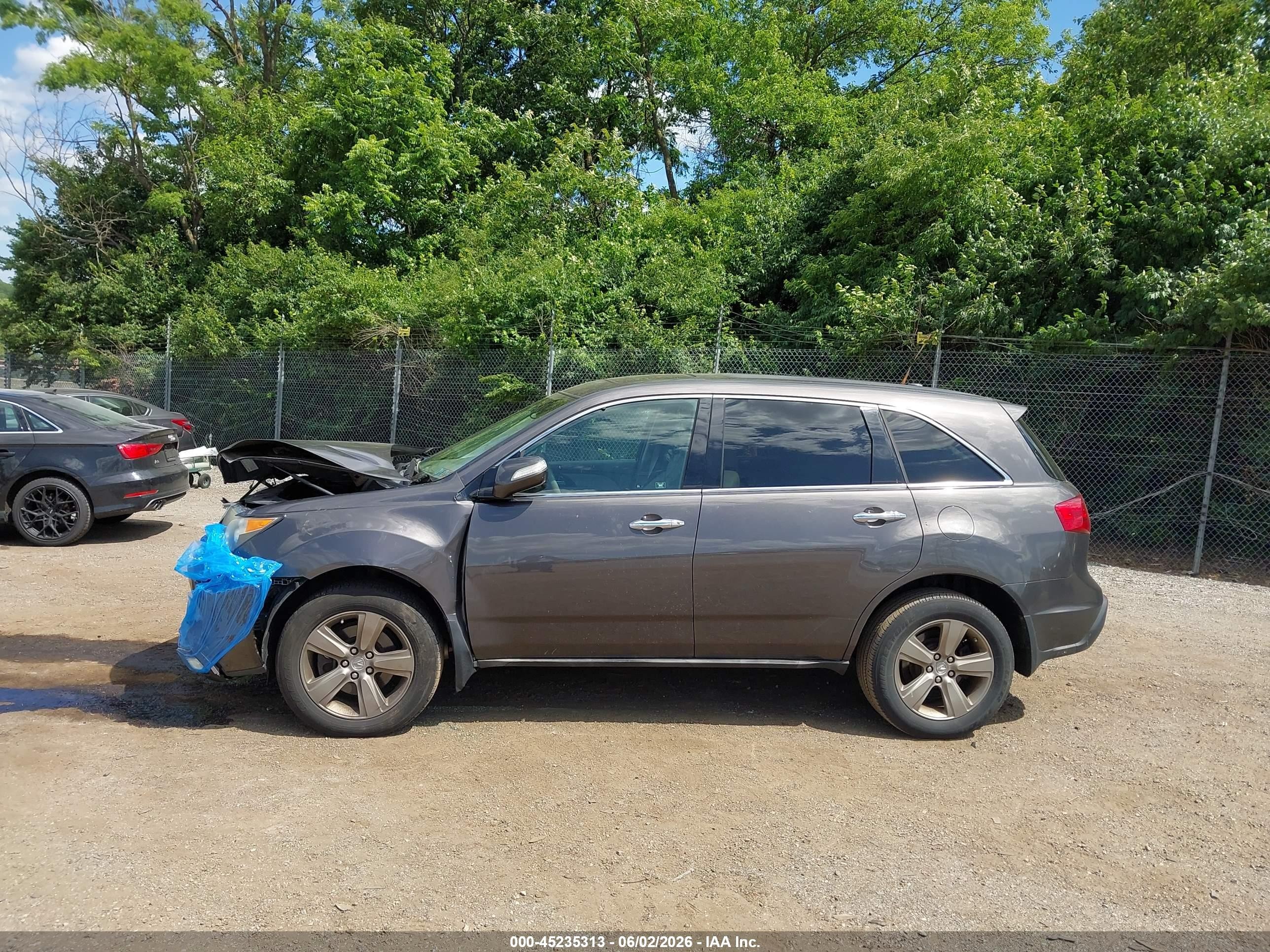 2010 Acura Mdx Technology Package Gray vin: 2HNYD2H60AH523327