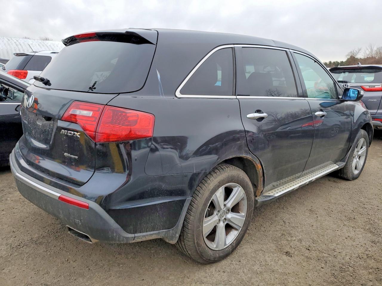 2010 Acura Mdx Technology Black vin: 2HNYD2H60AH525983
