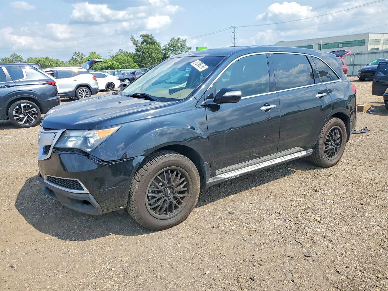 2011 Acura Mdx Technology Black vin: 2HNYD2H60BH003498