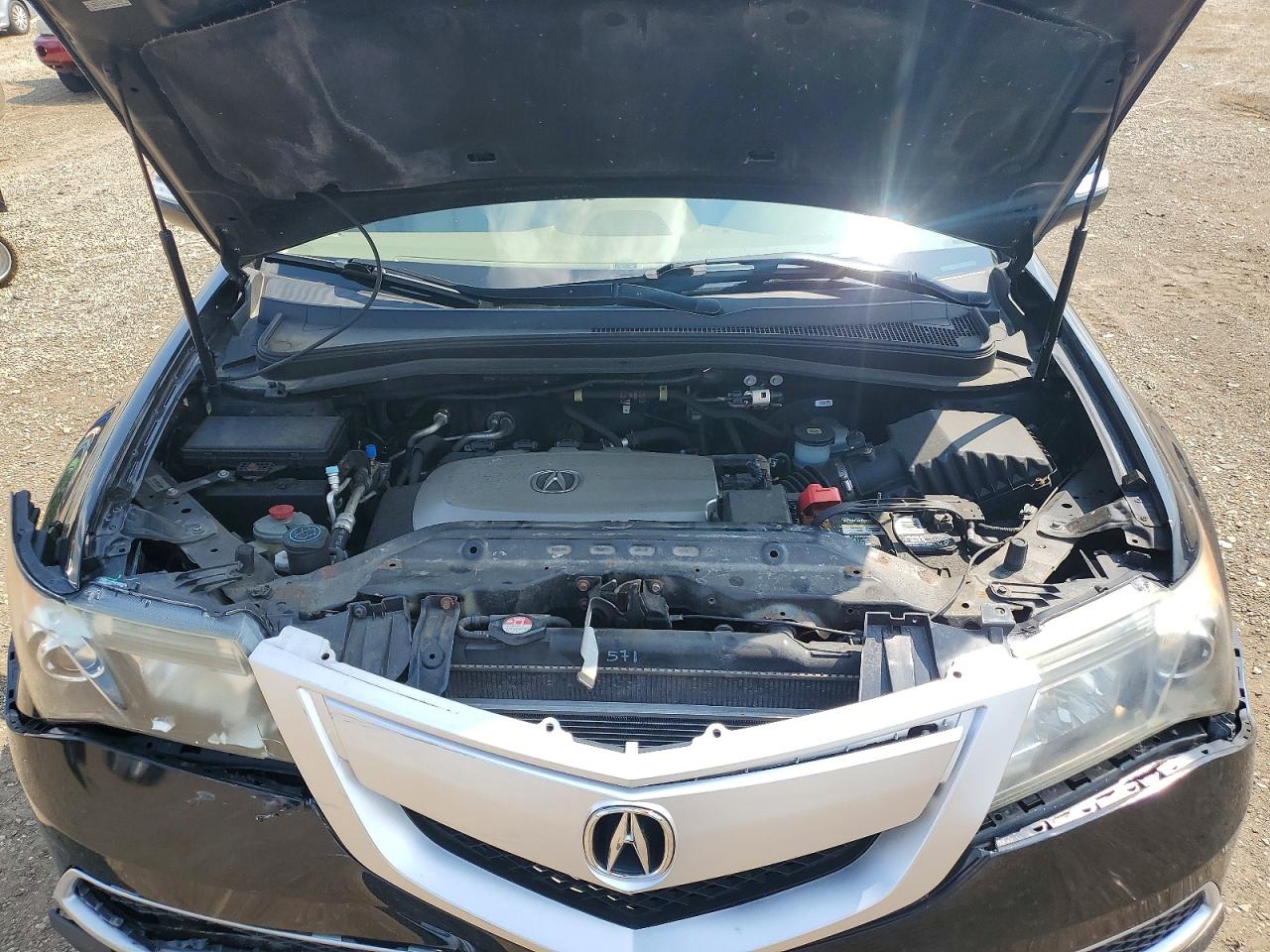 2011 Acura Mdx Technology Black vin: 2HNYD2H60BH003498