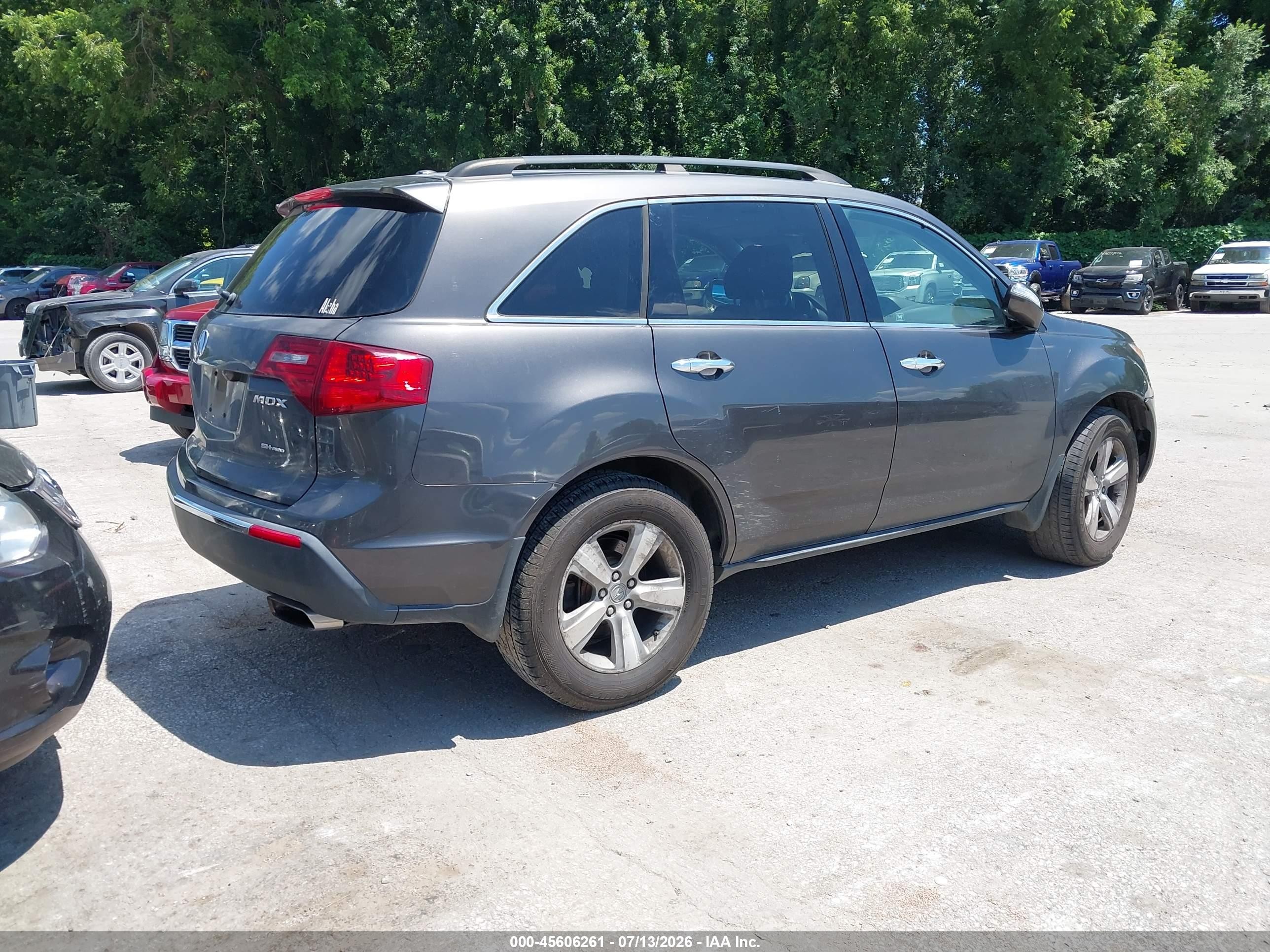 2011 Acura Mdx Technology Package Gray vin: 2HNYD2H60BH505525