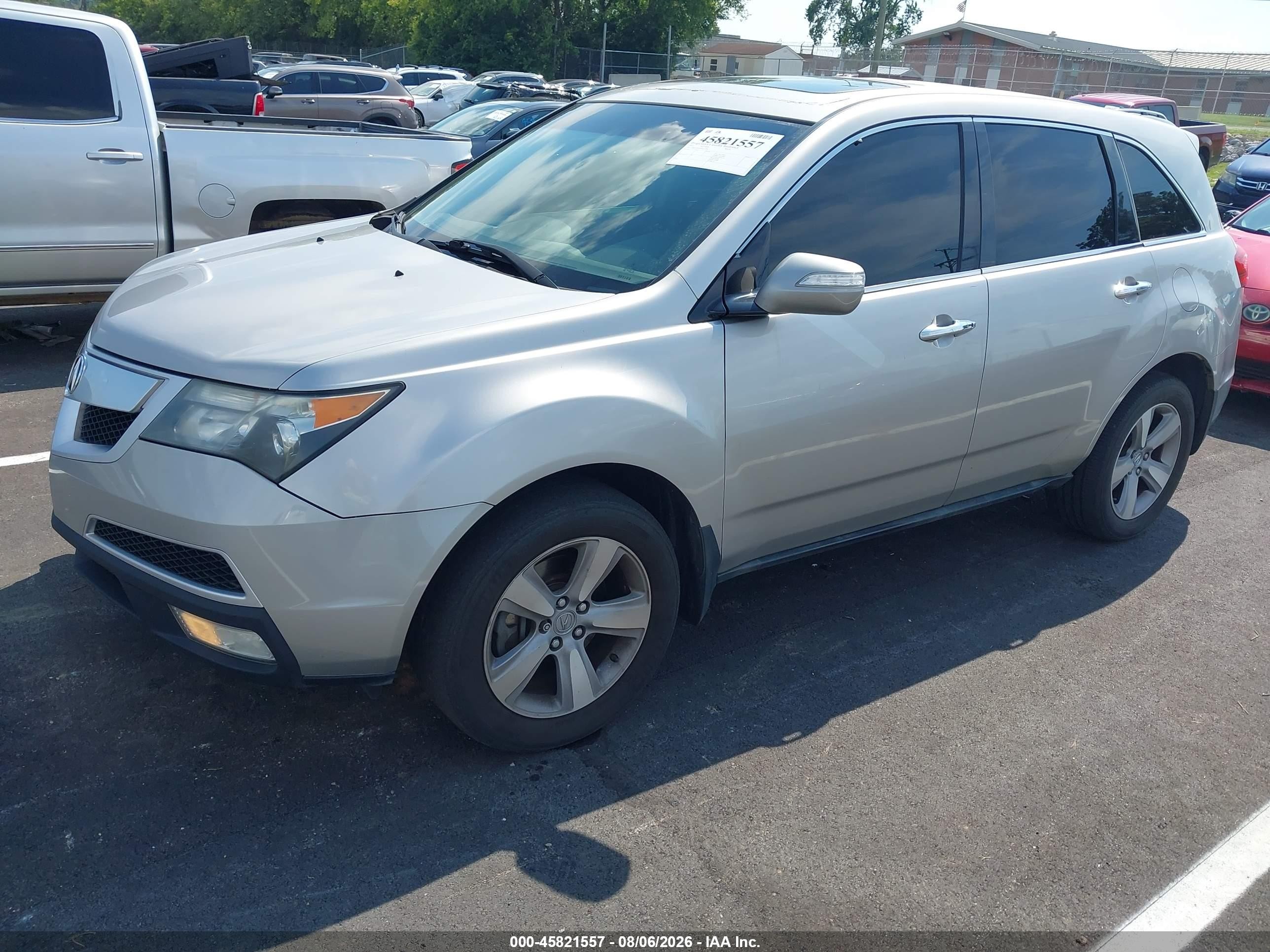 2011 Acura Mdx Technology Package Silver vin: 2HNYD2H60BH534586