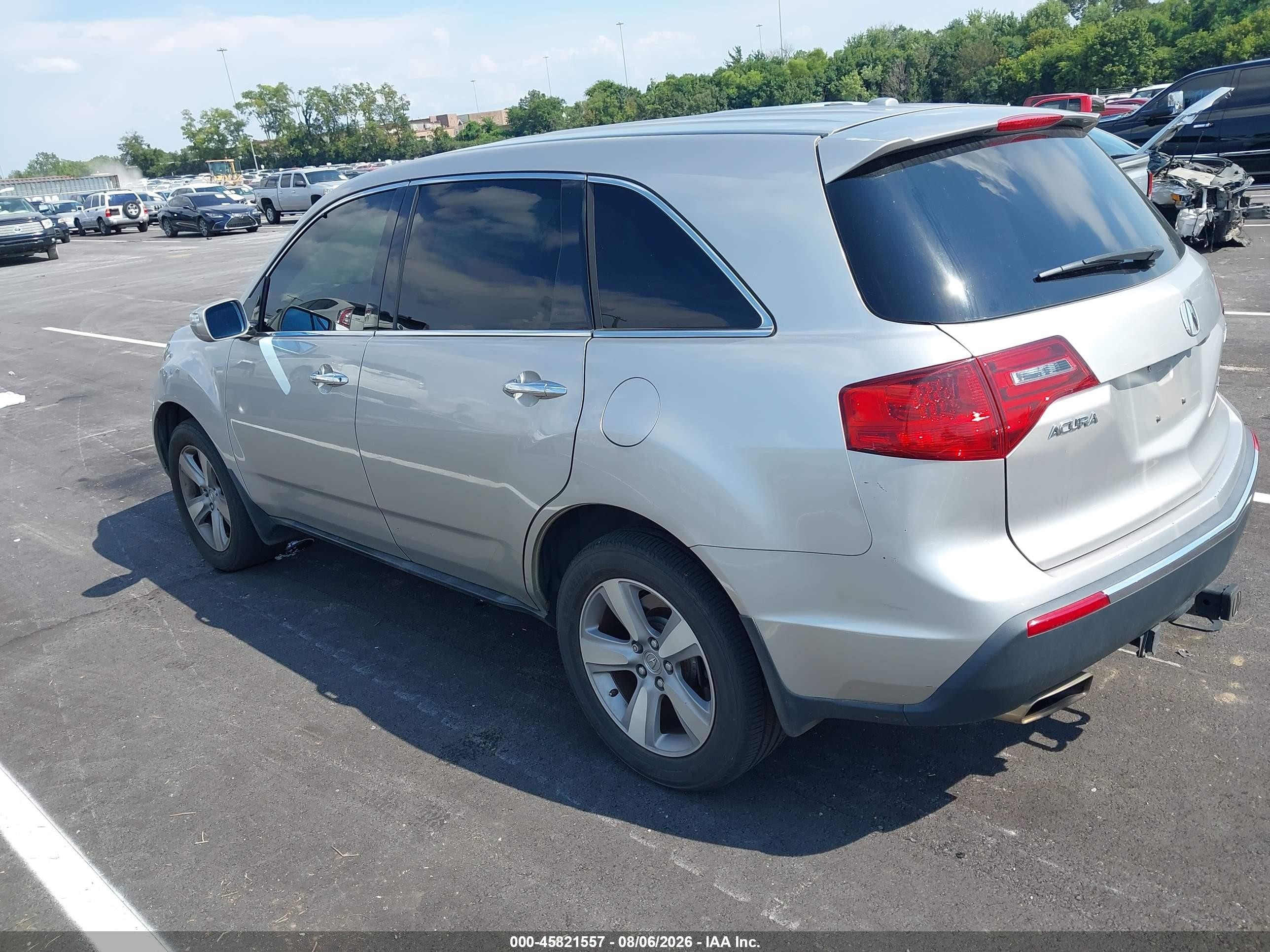 2011 Acura Mdx Technology Package Silver vin: 2HNYD2H60BH534586