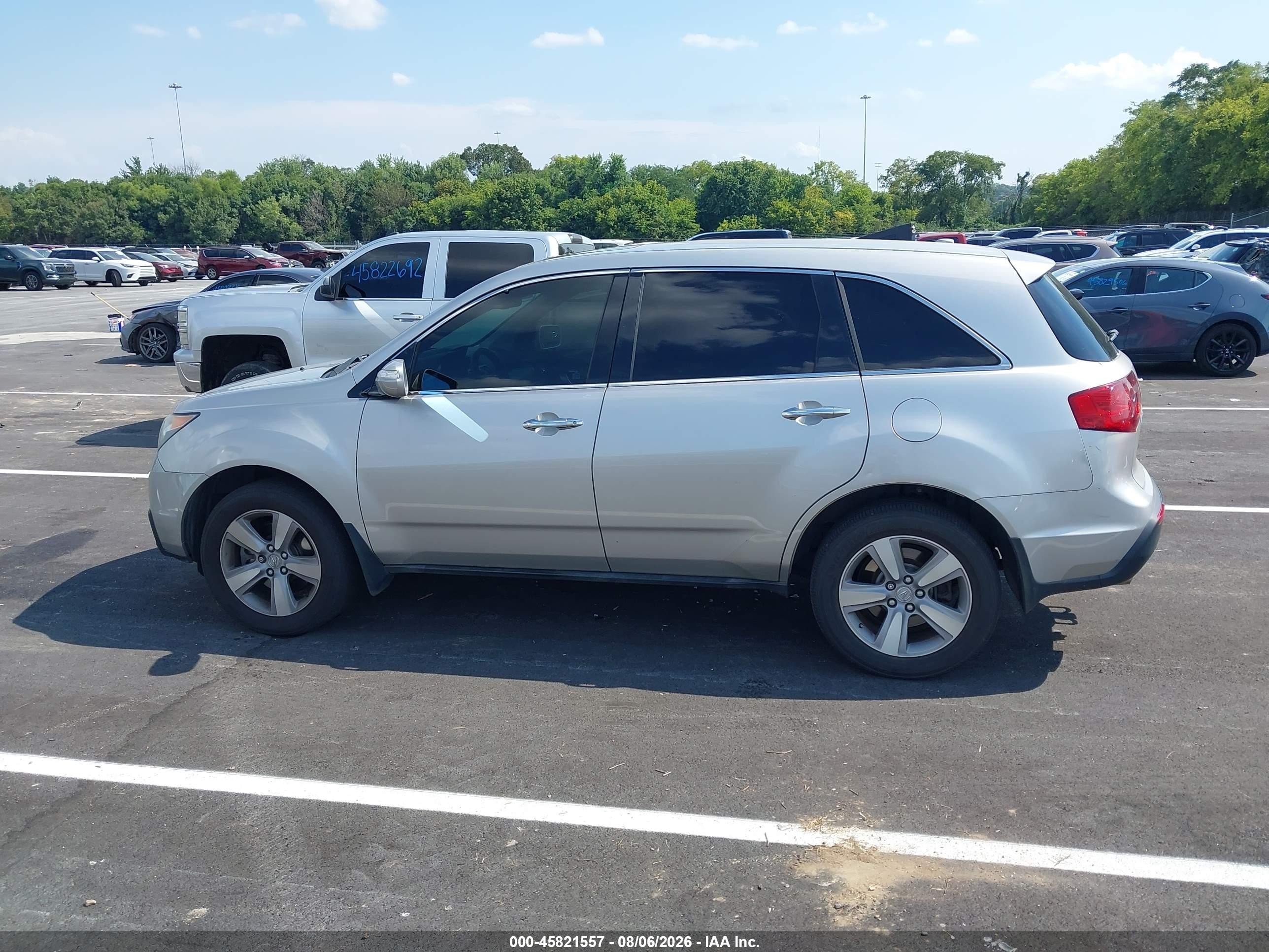 2011 Acura Mdx Technology Package Silver vin: 2HNYD2H60BH534586