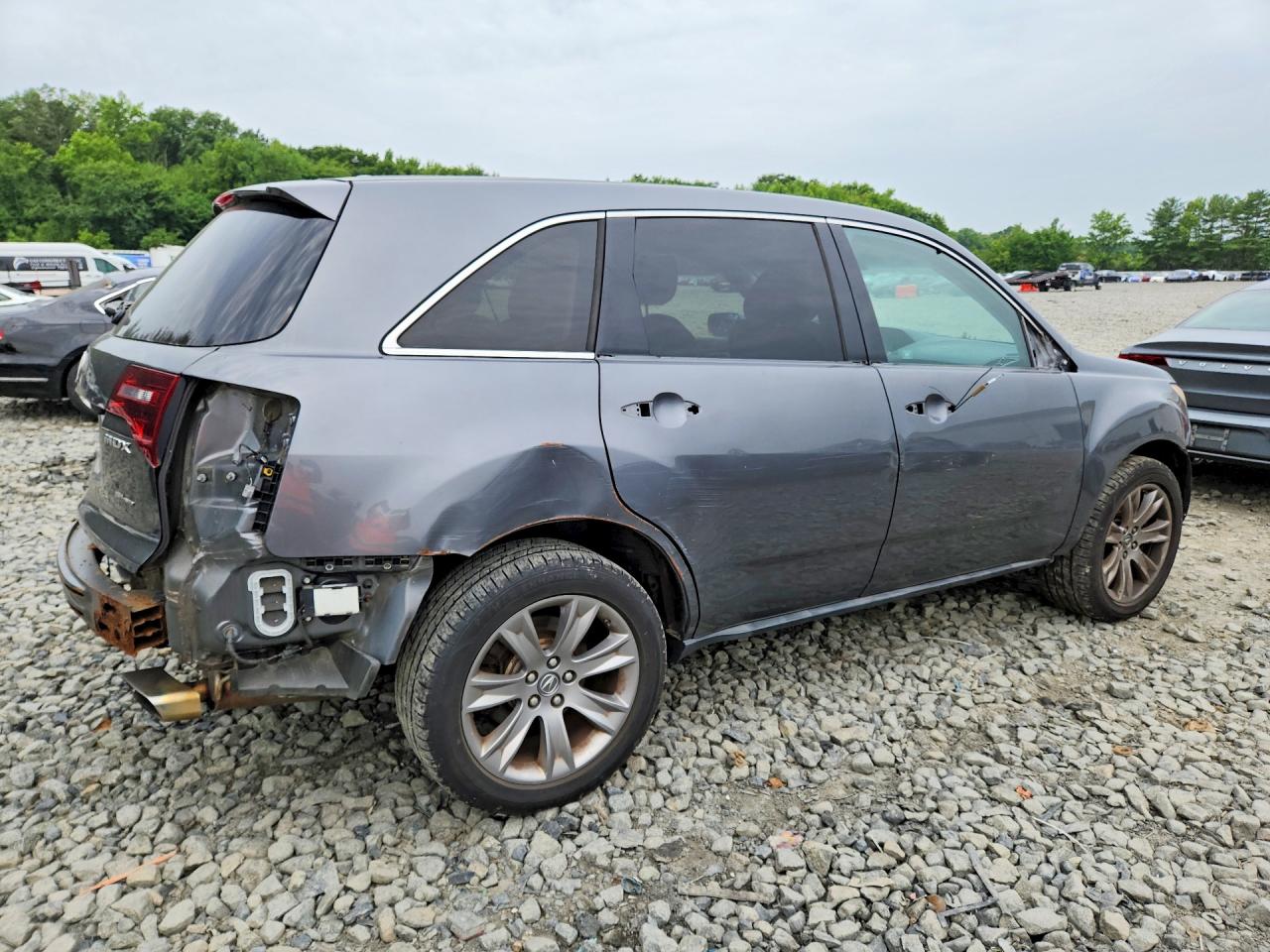 2012 Acura Mdx Advance Gray vin: 2HNYD2H60CH532998