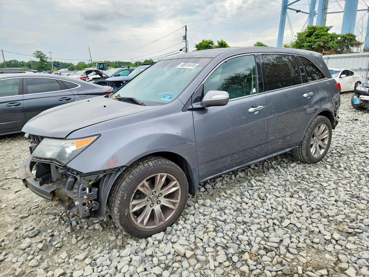 2012 Acura Mdx Advance Gray vin: 2HNYD2H60CH532998