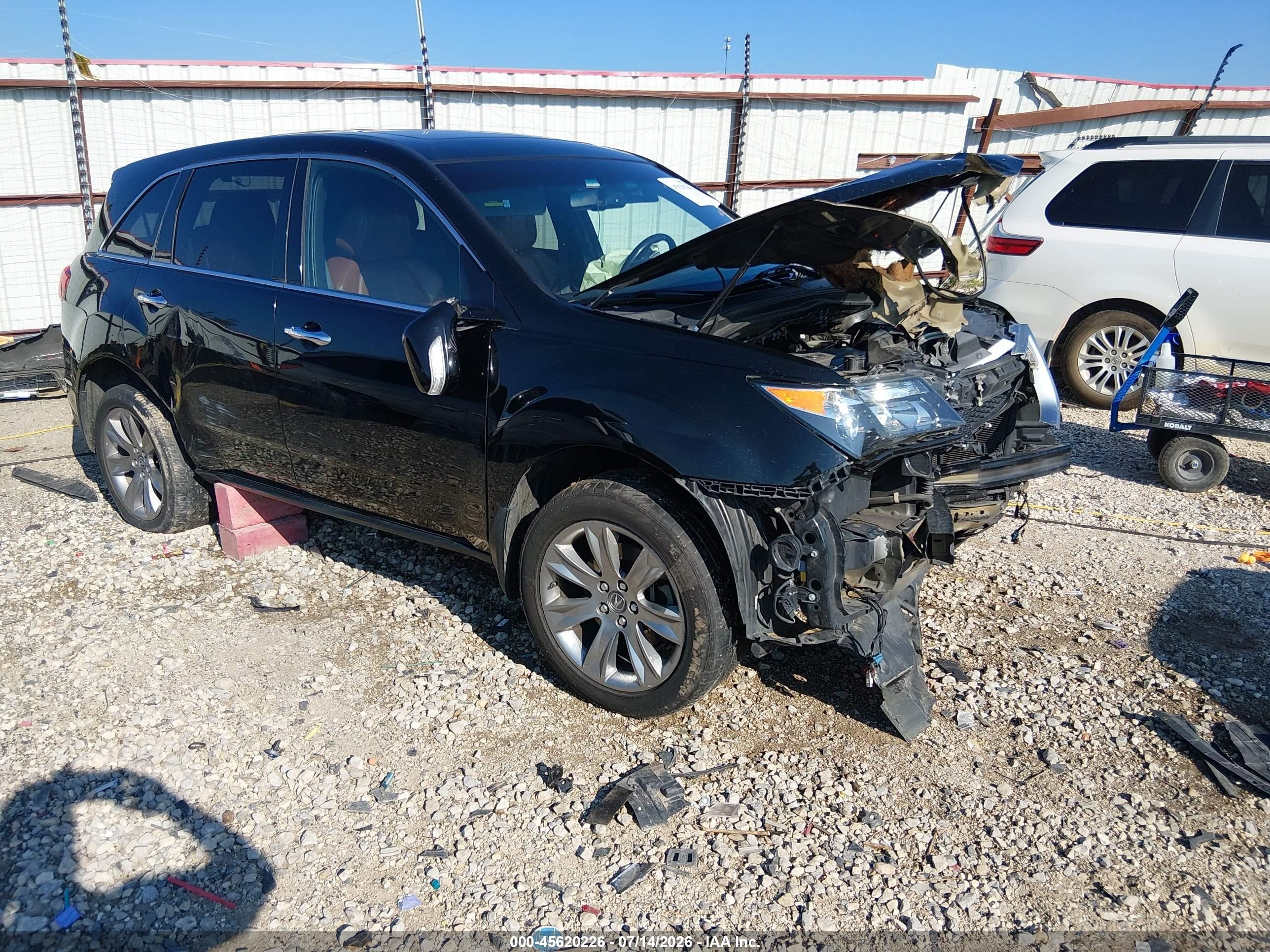 2013 Acura Mdx Advance Package Black vin: 2HNYD2H60DH507181