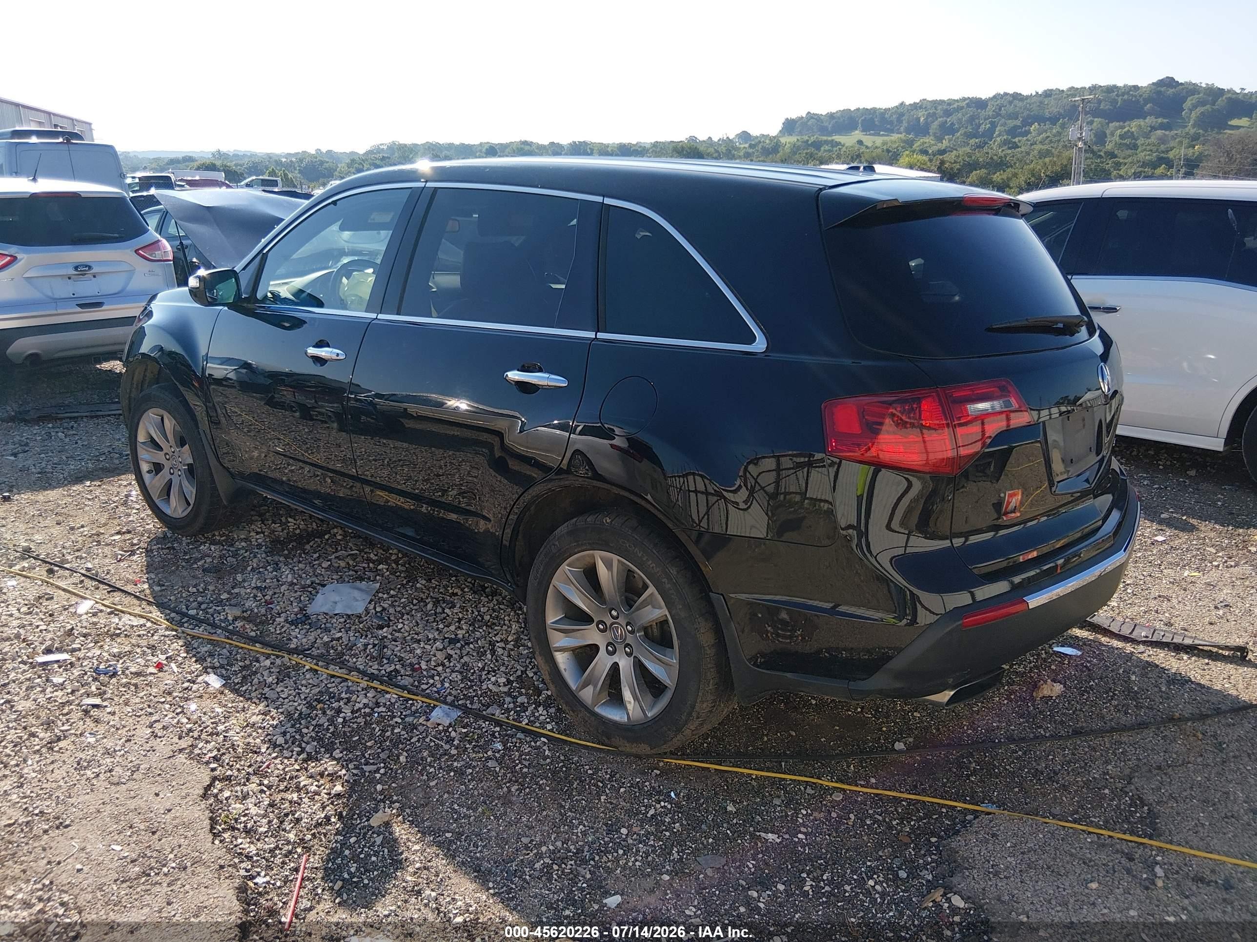 2013 Acura Mdx Advance Package Black vin: 2HNYD2H60DH507181