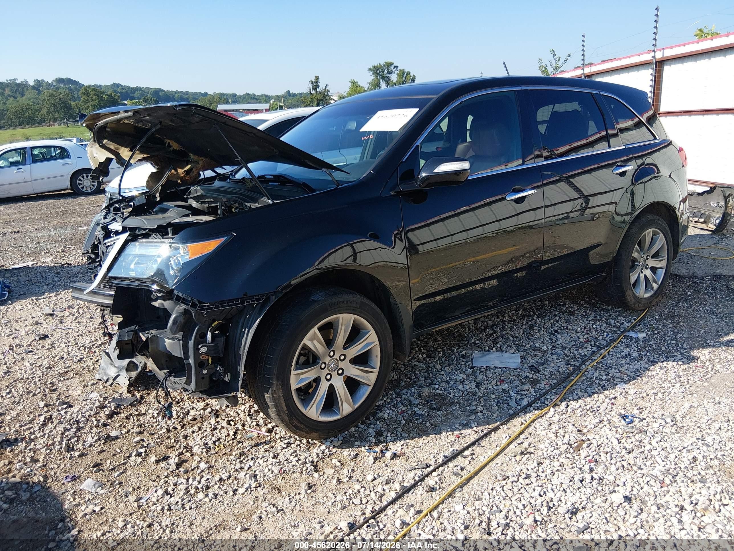 2013 Acura Mdx Advance Package Black vin: 2HNYD2H60DH507181