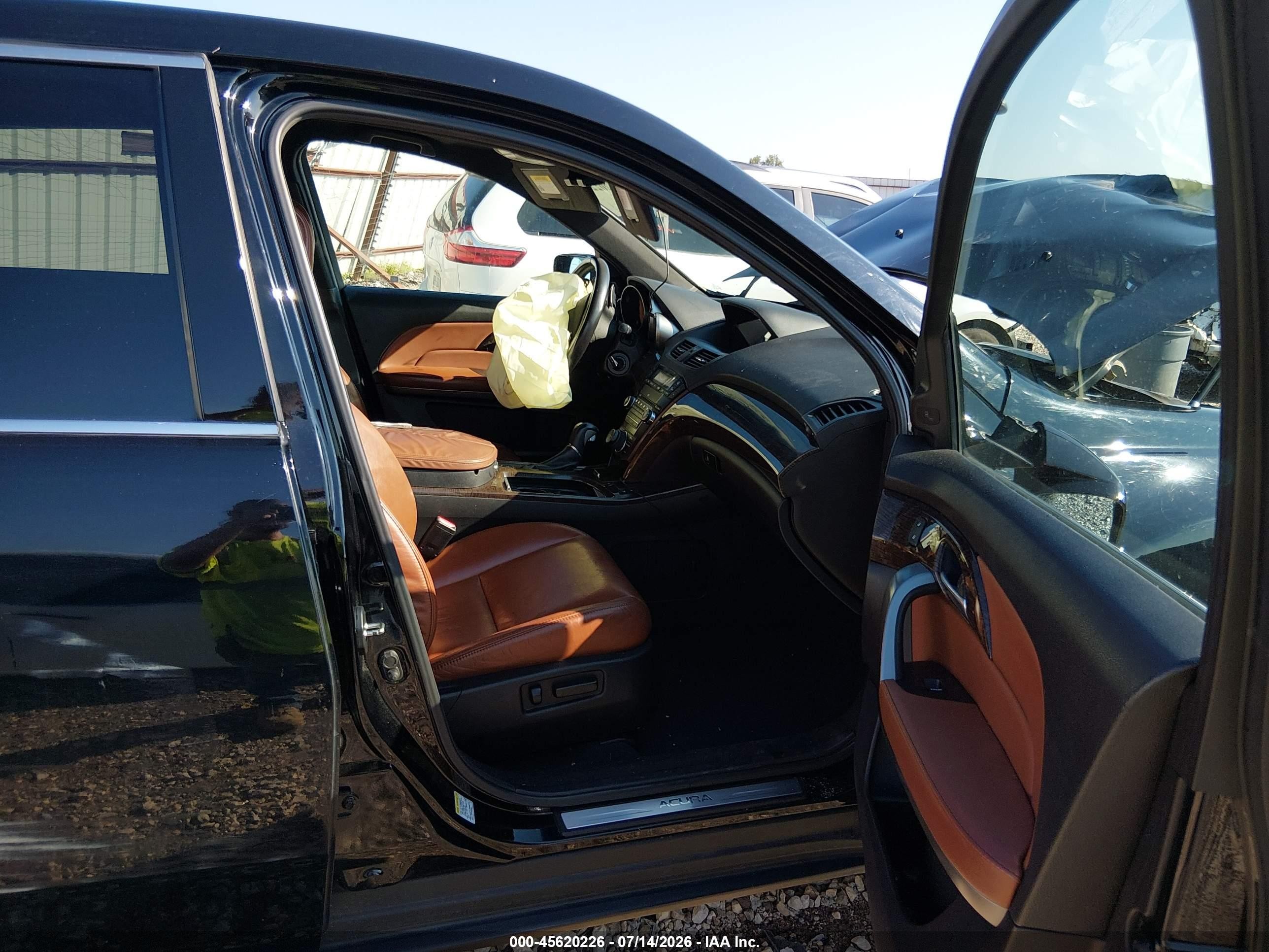 2013 Acura Mdx Advance Package Black vin: 2HNYD2H60DH507181