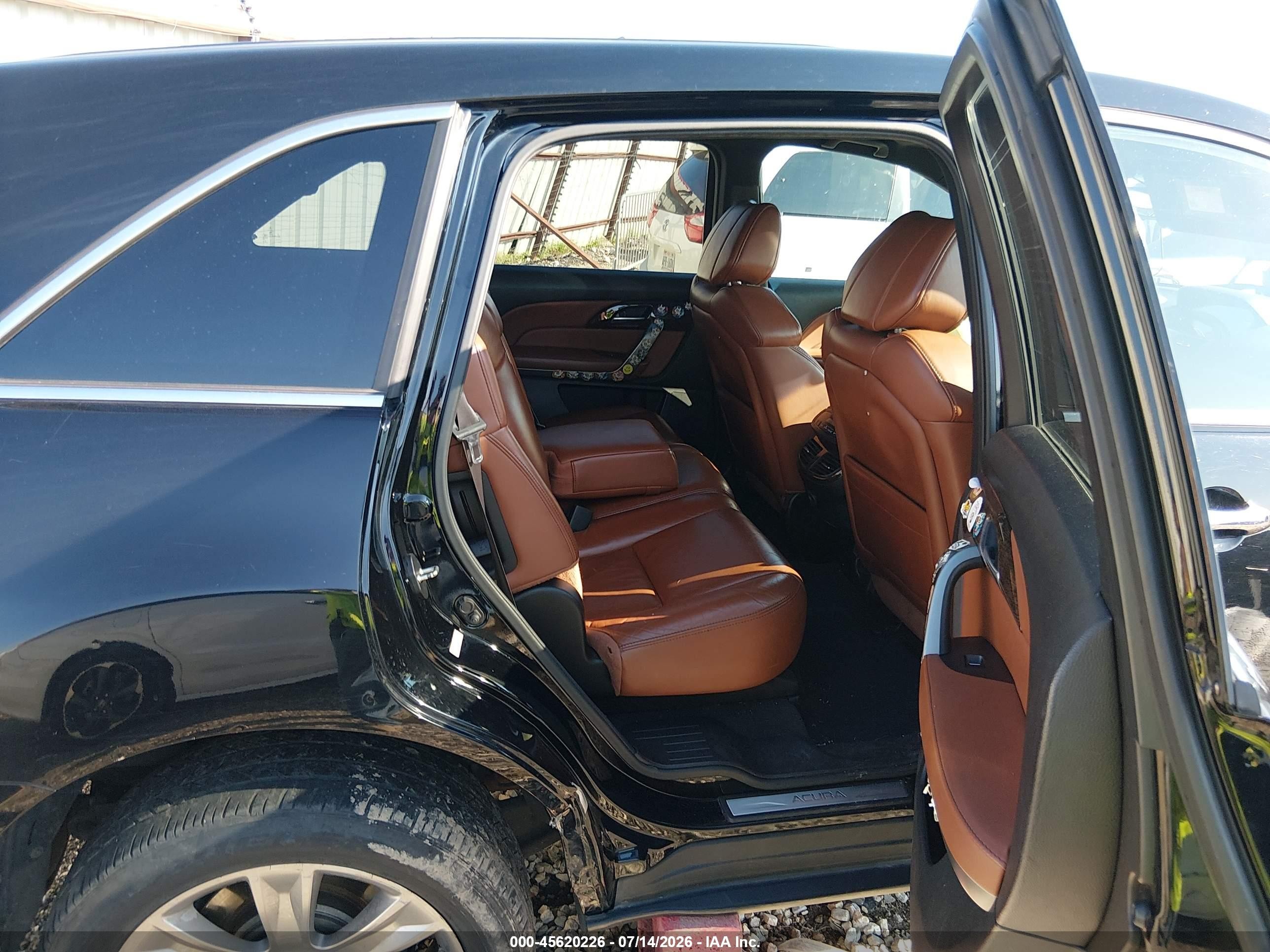 2013 Acura Mdx Advance Package Black vin: 2HNYD2H60DH507181