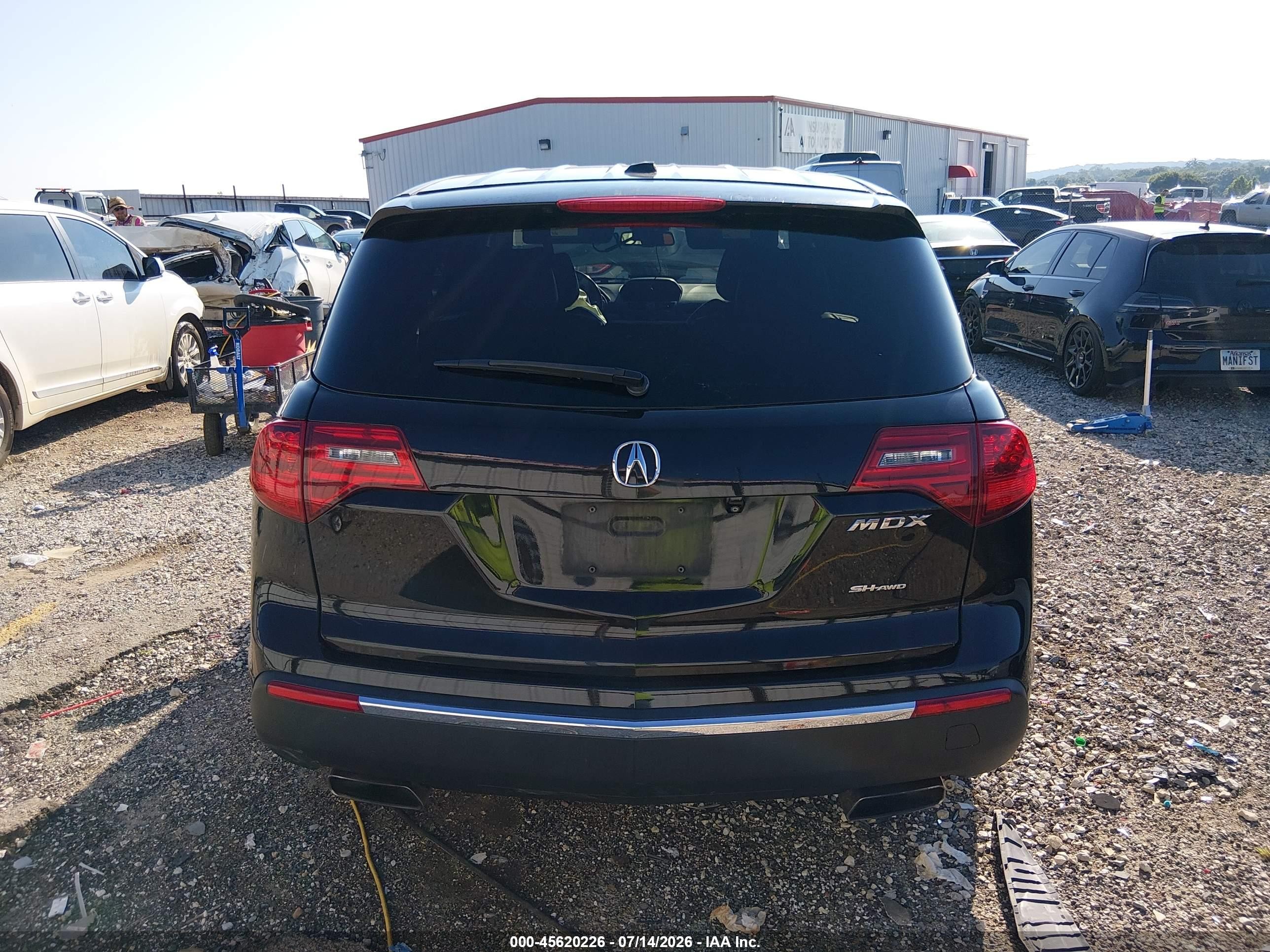 2013 Acura Mdx Advance Package Black vin: 2HNYD2H60DH507181