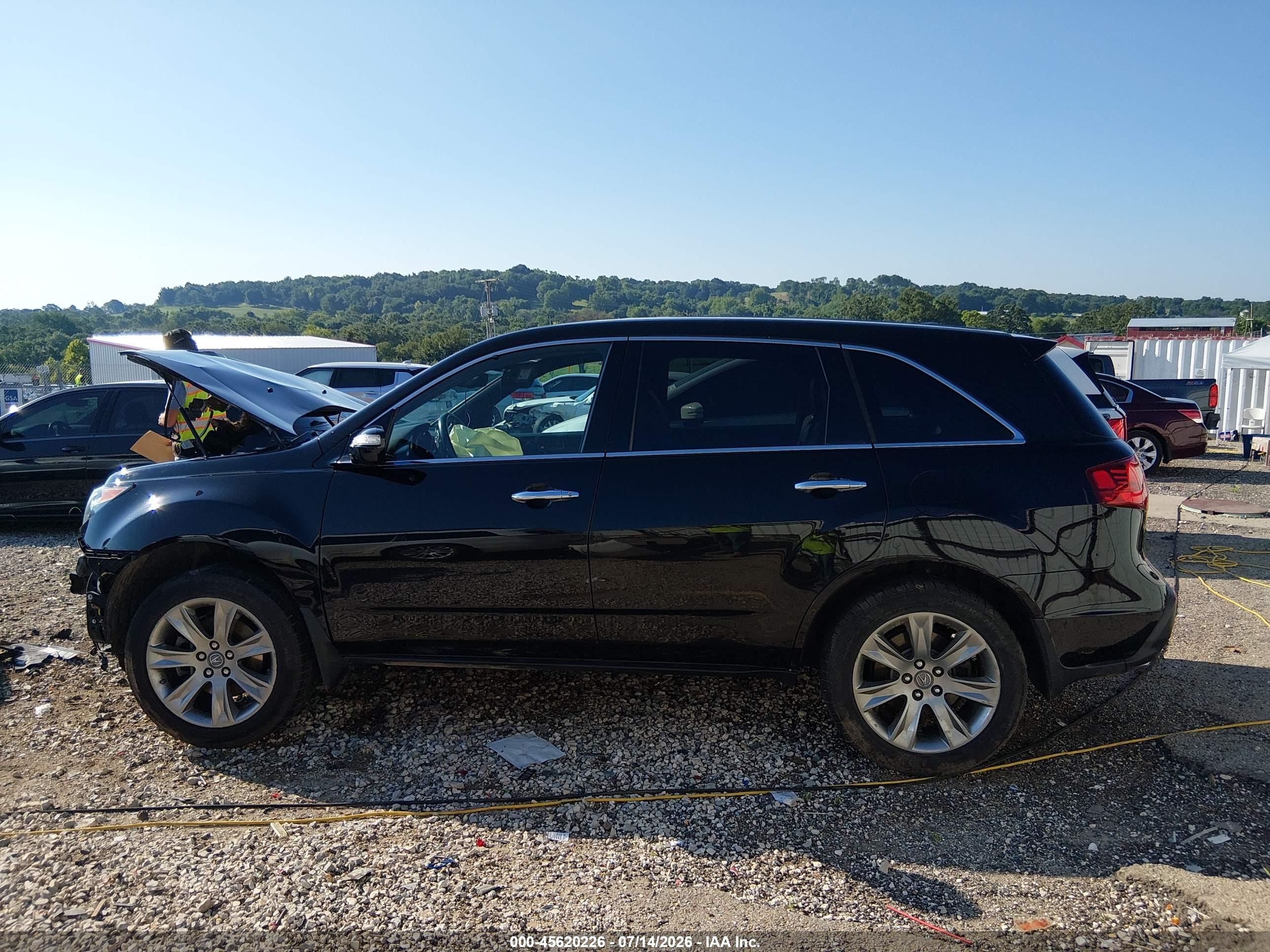 2013 Acura Mdx Advance Package Black vin: 2HNYD2H60DH507181