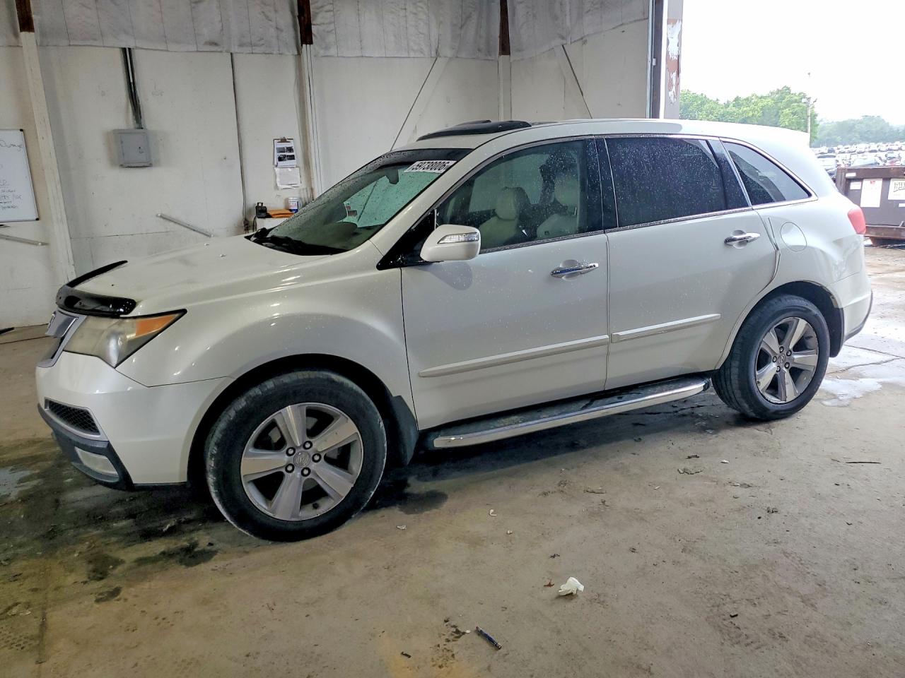2010 Acura Mdx Technology White vin: 2HNYD2H61AH501983