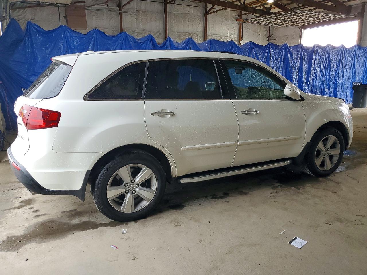 2010 Acura Mdx Technology White vin: 2HNYD2H61AH501983