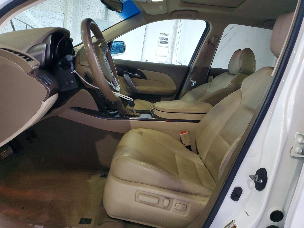 2010 Acura Mdx Technology White vin: 2HNYD2H61AH501983