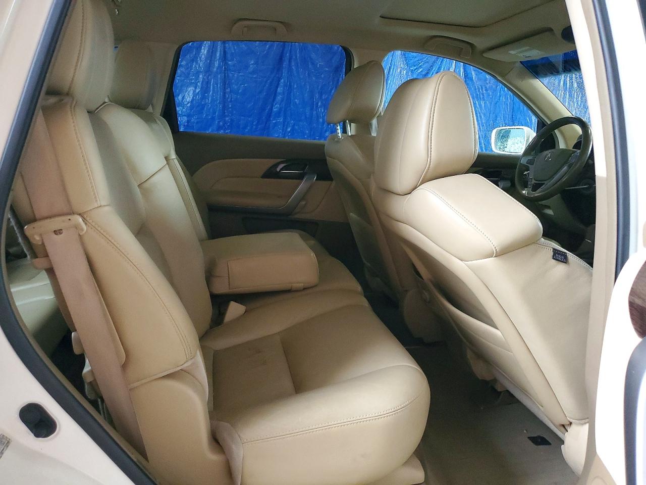 2010 Acura Mdx Technology White vin: 2HNYD2H61AH501983