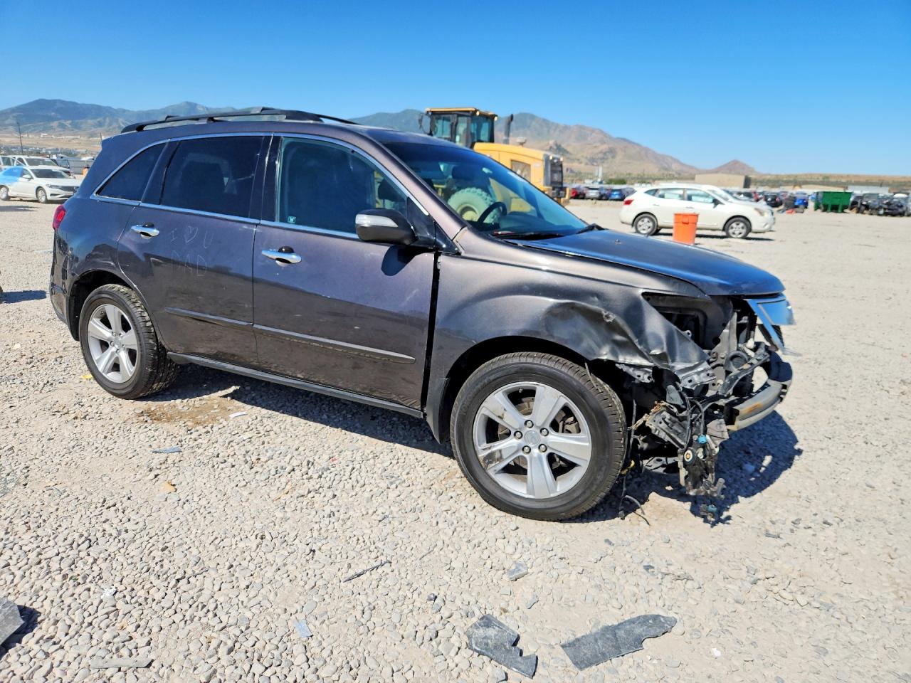 2010 Acura Mdx Technology Gray vin: 2HNYD2H61AH509114