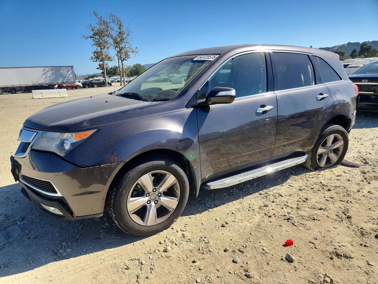 2010 Acura Mdx 4d 4wd Gray vin: 2HNYD2H61AH519500