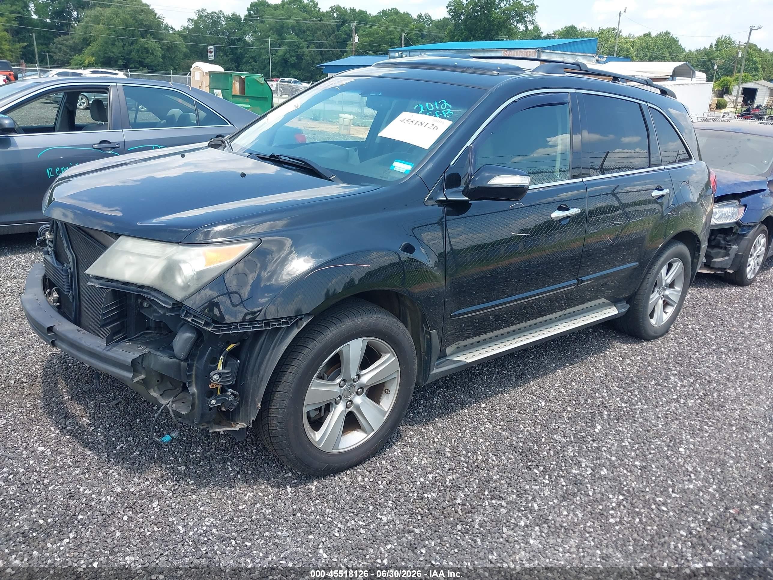 2010 Acura Mdx Technology Package Black vin: 2HNYD2H61AH523627