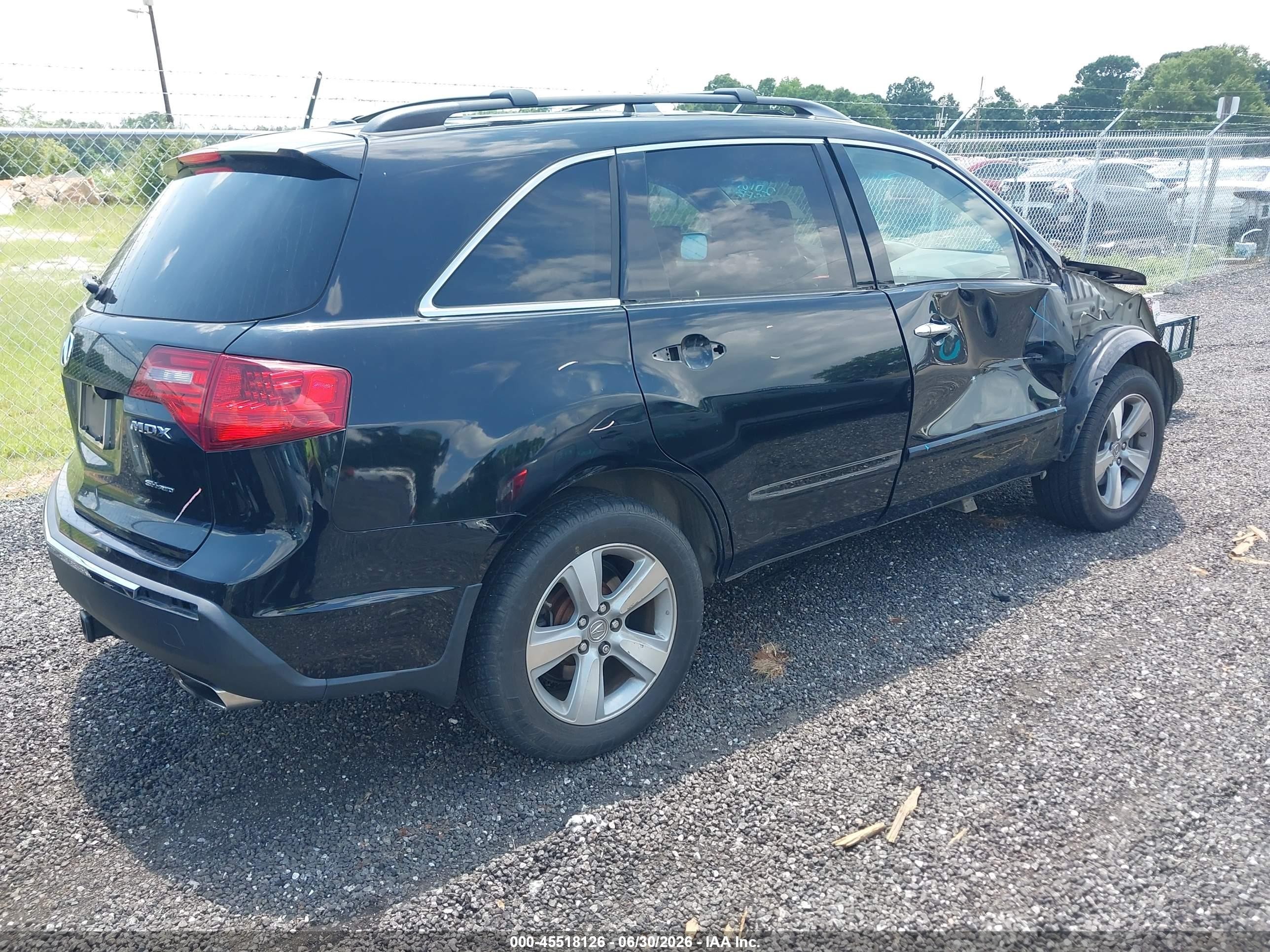 2010 Acura Mdx Technology Package Black vin: 2HNYD2H61AH523627