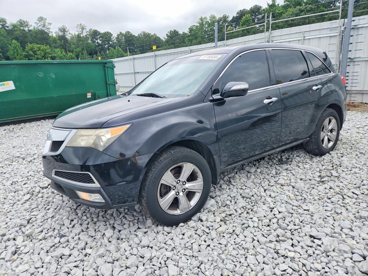2011 Acura Mdx Technology Black vin: 2HNYD2H61BH511480