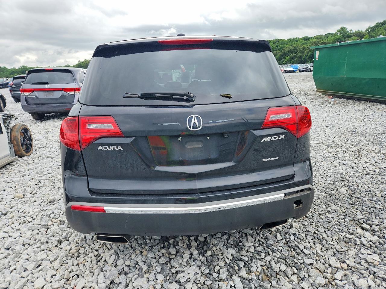2011 Acura Mdx Technology Black vin: 2HNYD2H61BH511480