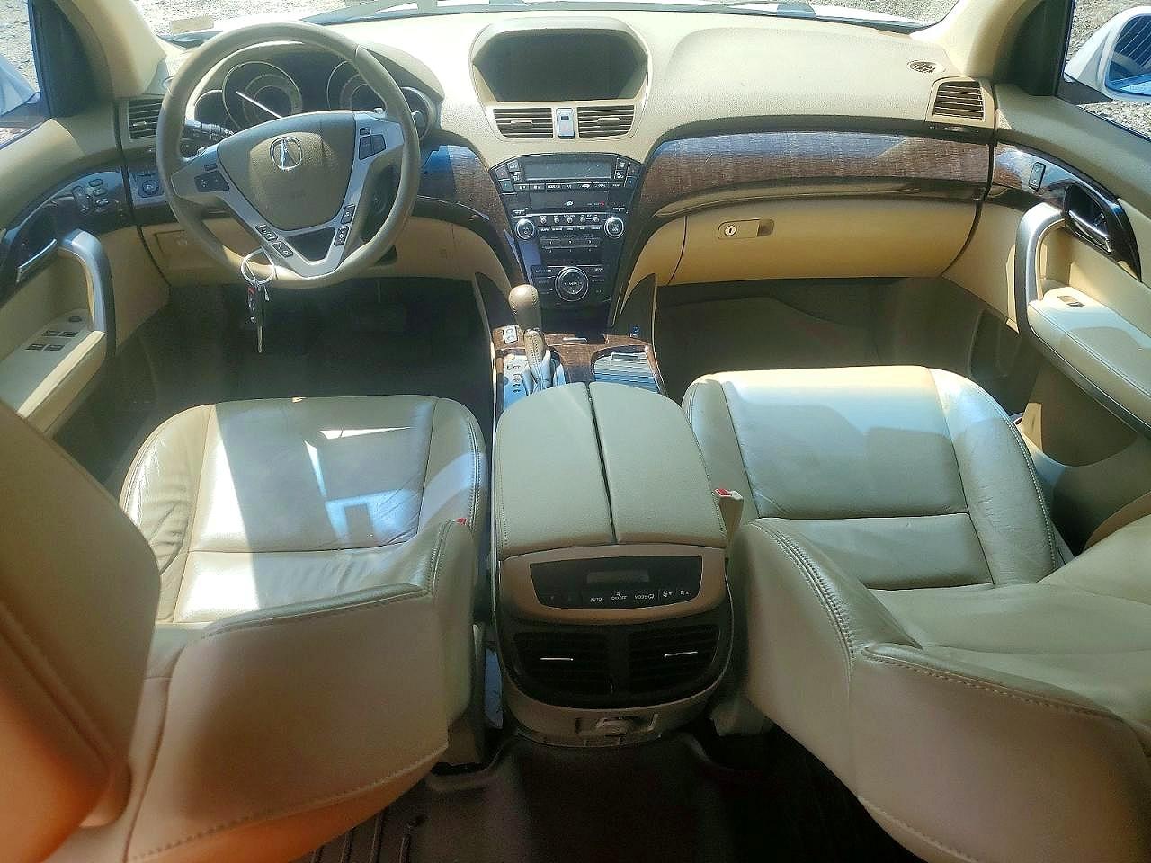 2011 Acura Mdx Technology White vin: 2HNYD2H61BH526724