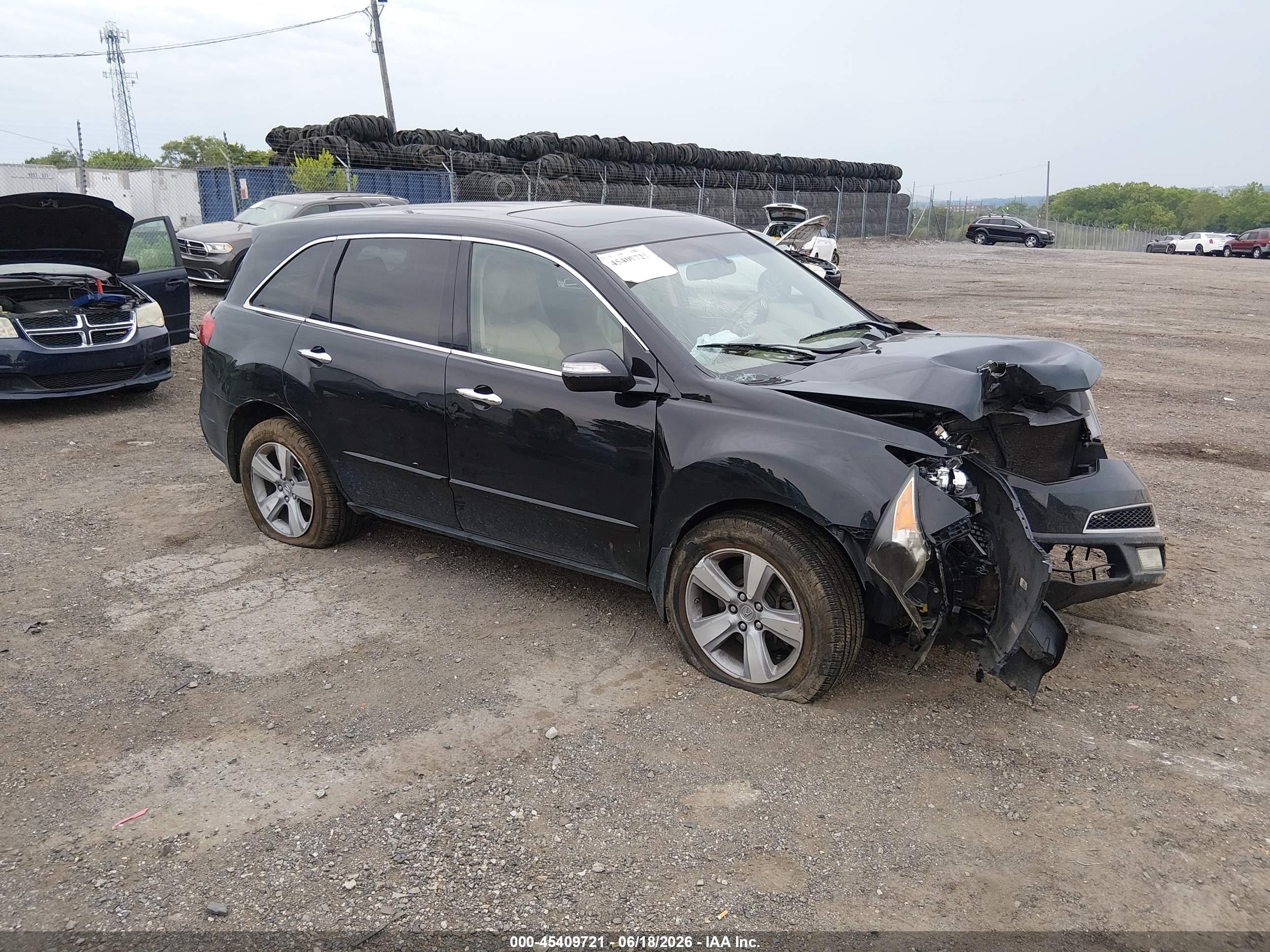 2011 Acura Mdx Technology Package Black vin: 2HNYD2H61BH532264